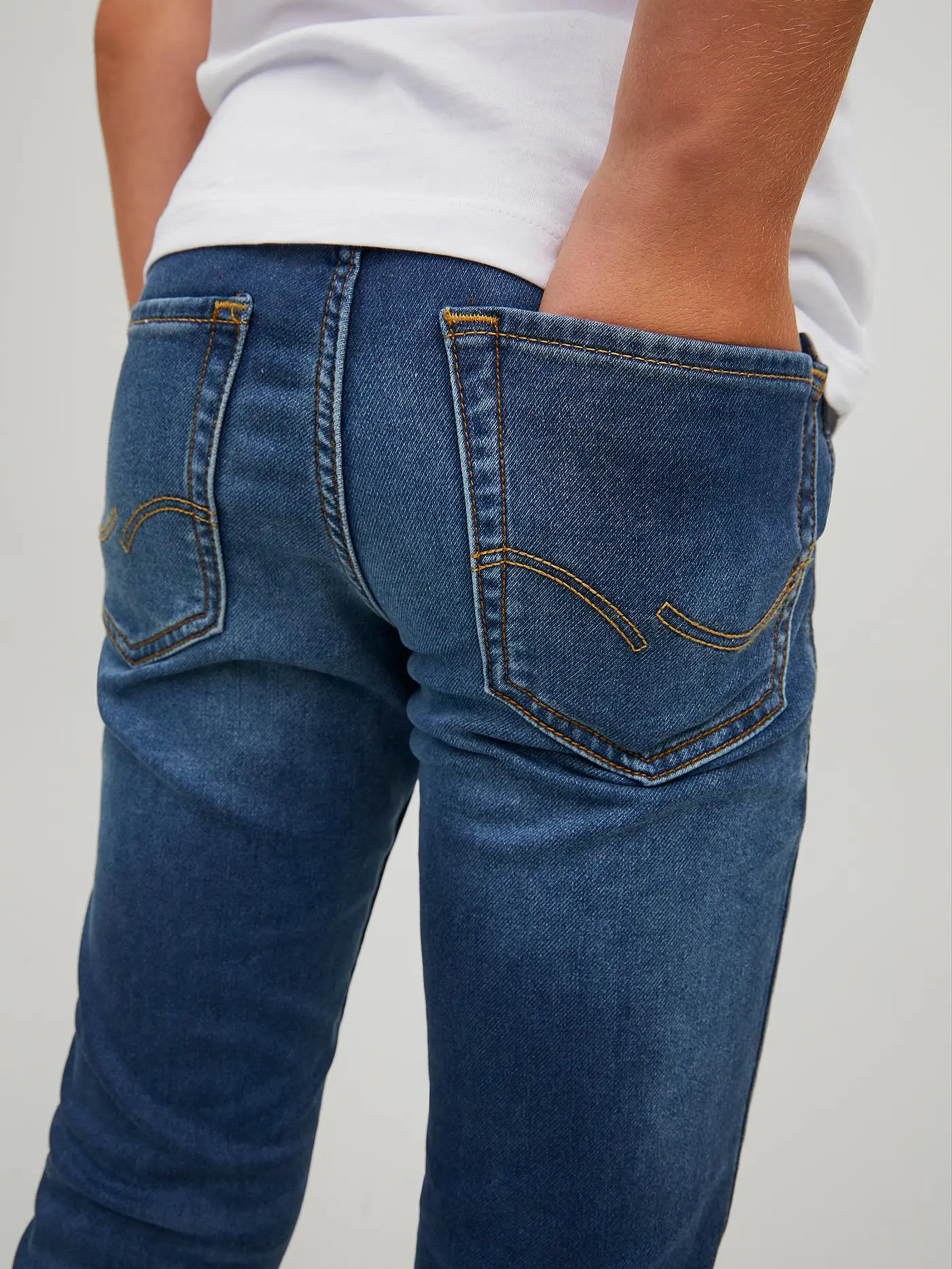 JACK & JONES | Jungen Jeans Slim Fit JJIGLENN JJORIGINAL | blau