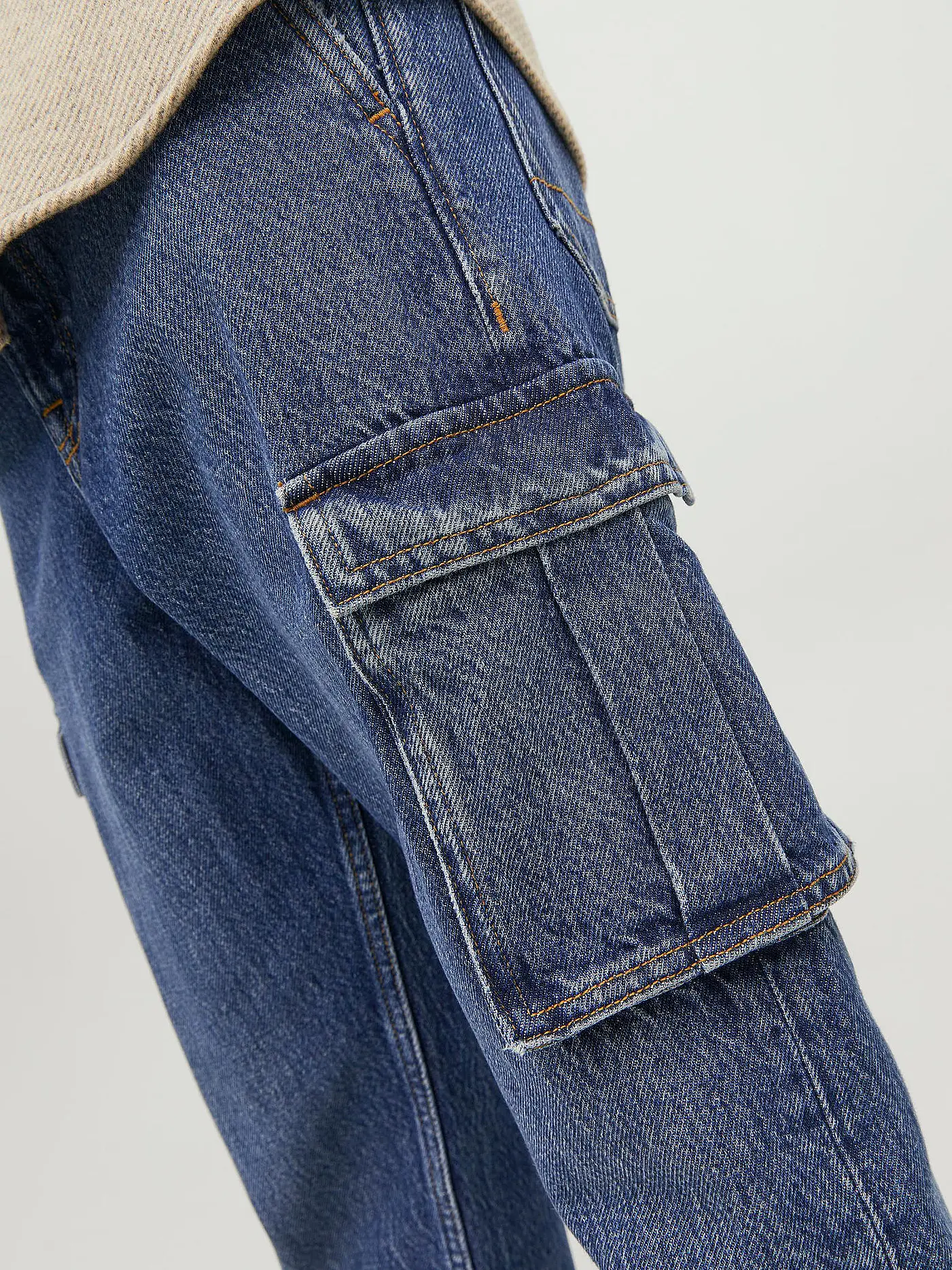JACK & JONES | Jungen Jeans Straight Fit JJICHRIS | blau