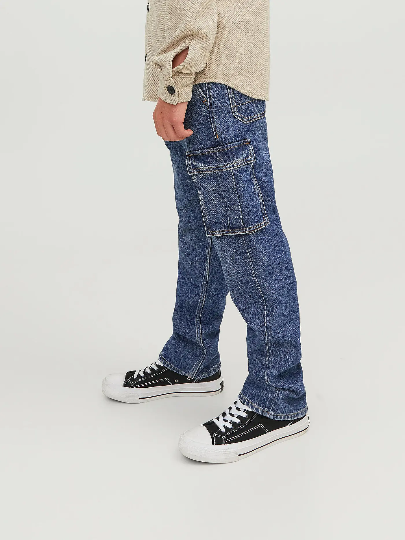 JACK & JONES | Jungen Jeans Straight Fit JJICHRIS | blau
