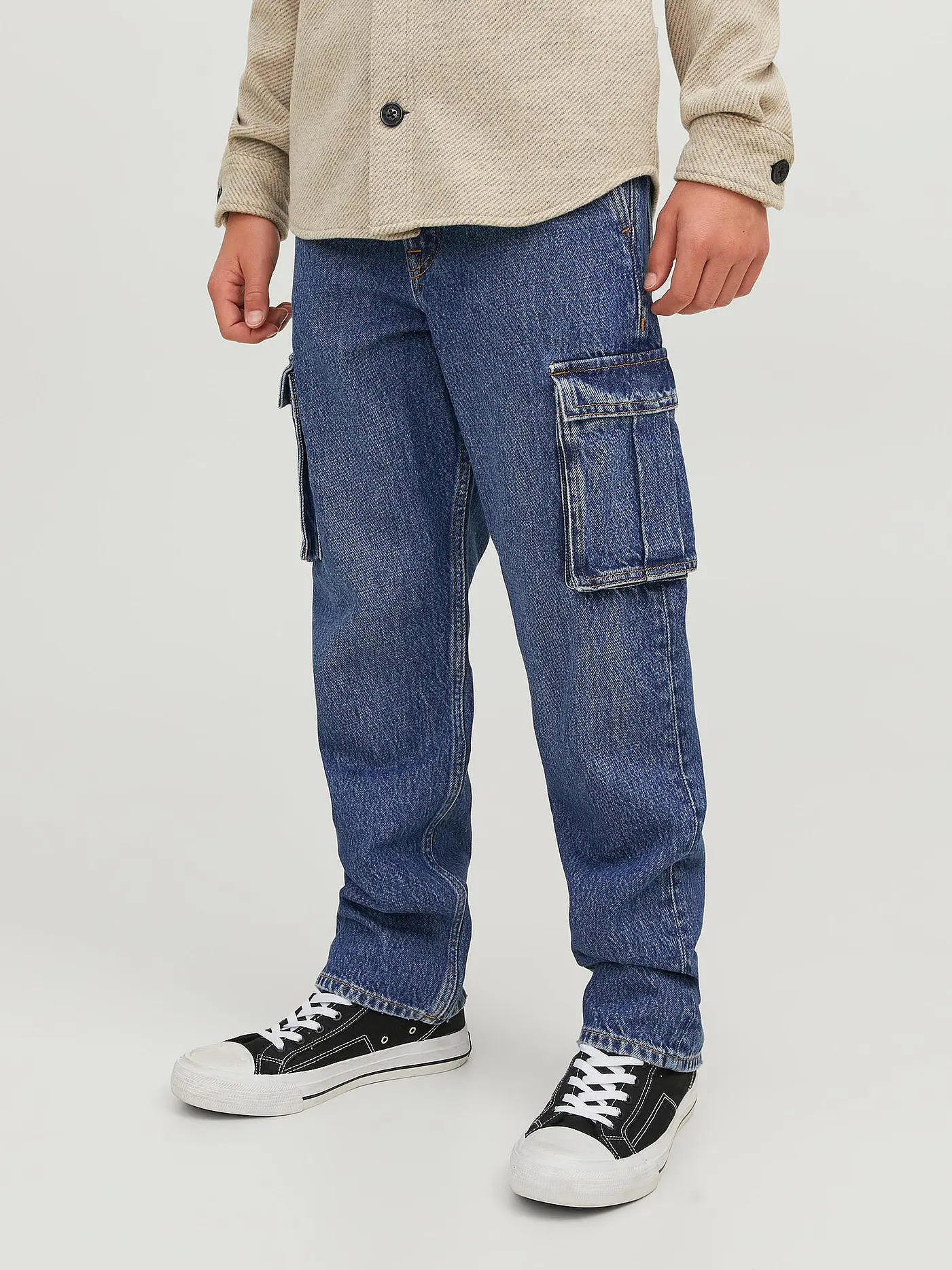 JACK & JONES | Jungen Jeans Straight Fit JJICHRIS | blau