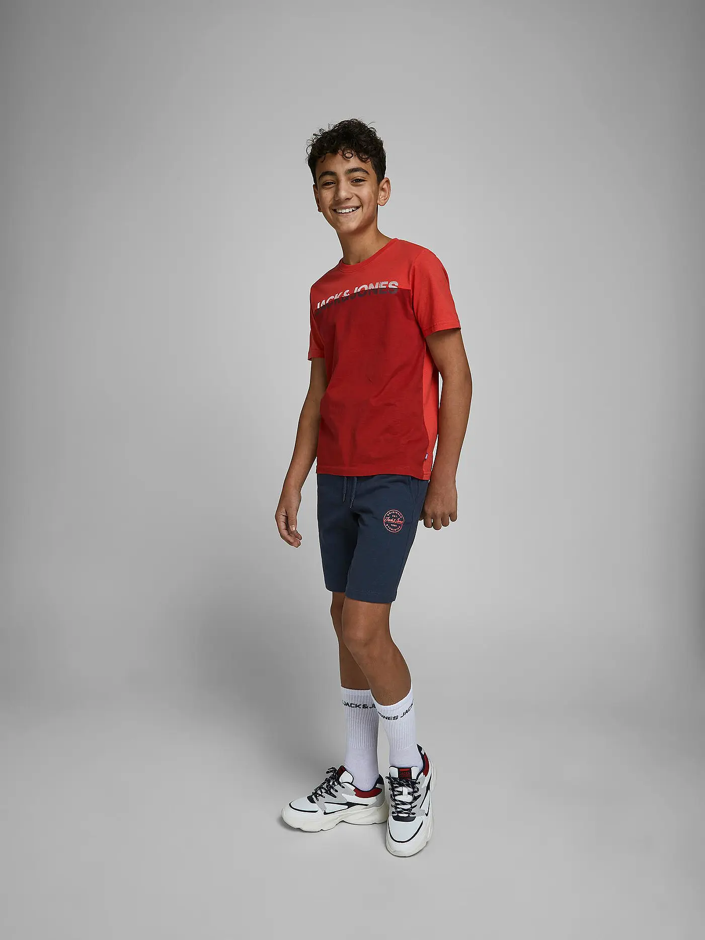 JACK & JONES | Jungen Joggingshorts " JJISHARK " | blau