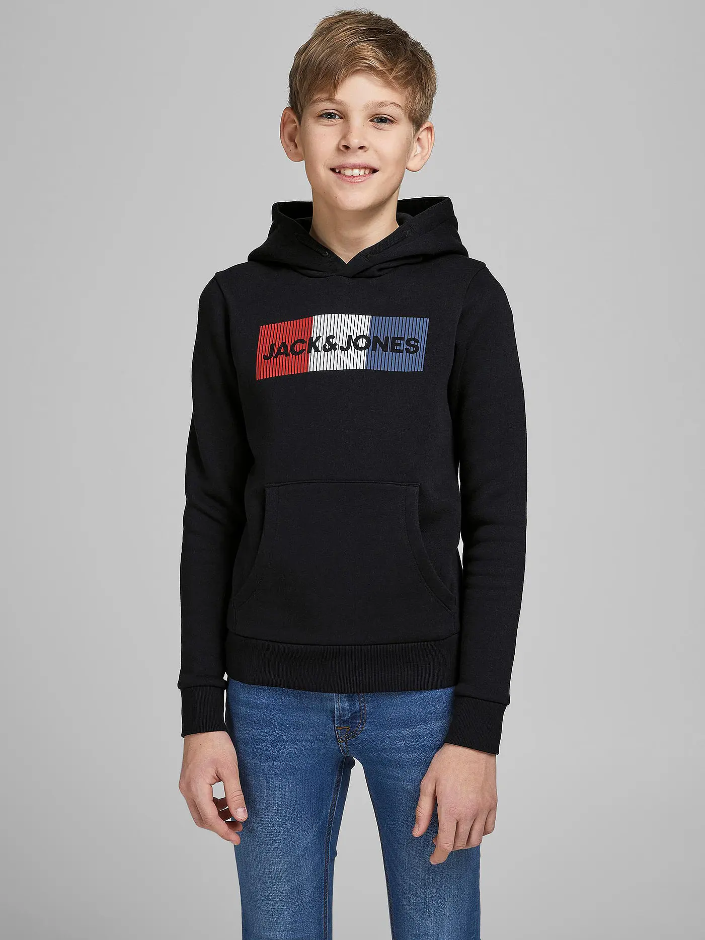 JACK & JONES | Jungen Kapuzensweater " JJECORP " | schwarz