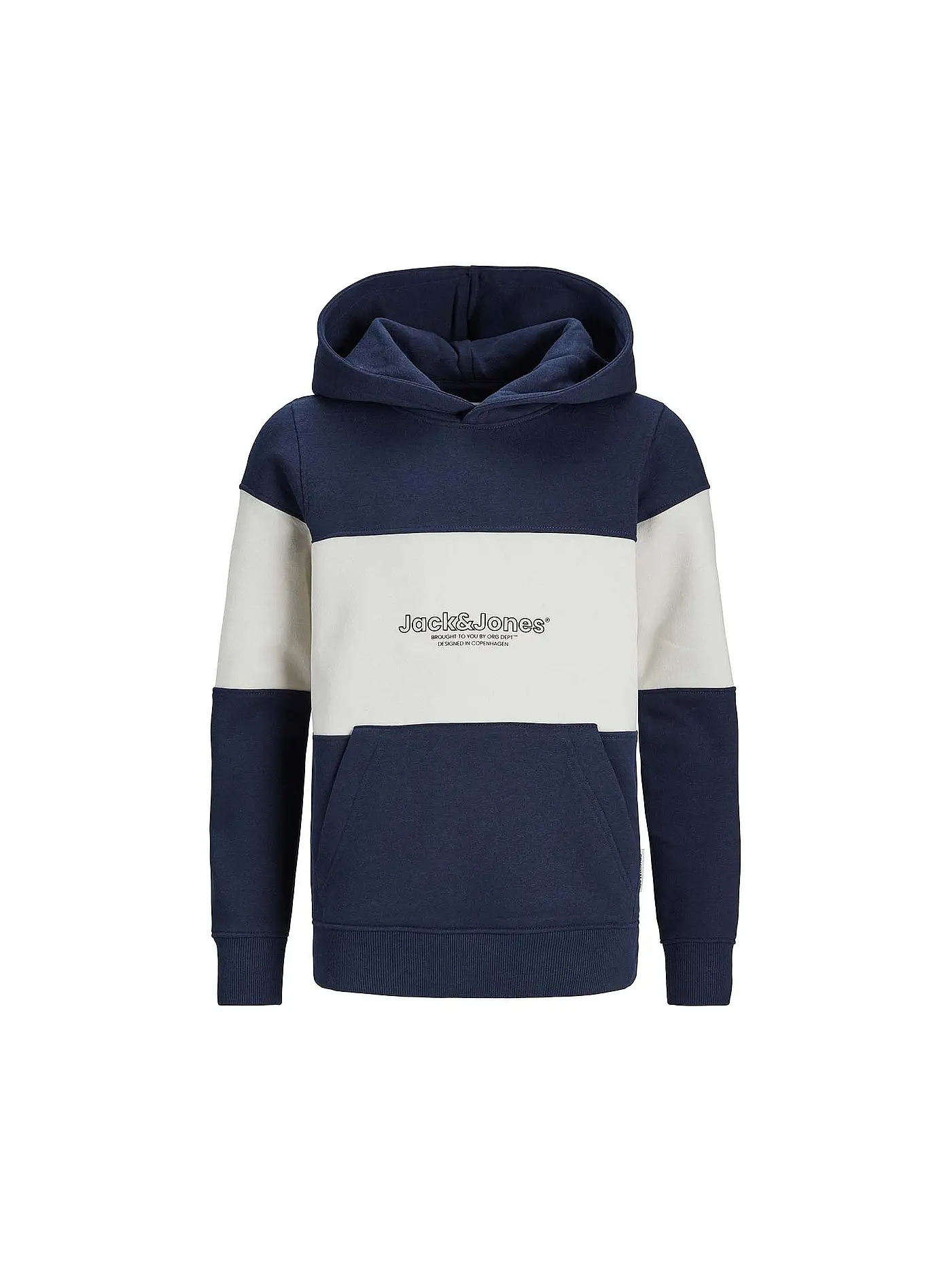JACK & JONES | Jungen Kapuzensweater - Hoodie  JORLAKEWOOD  | dunkelblau