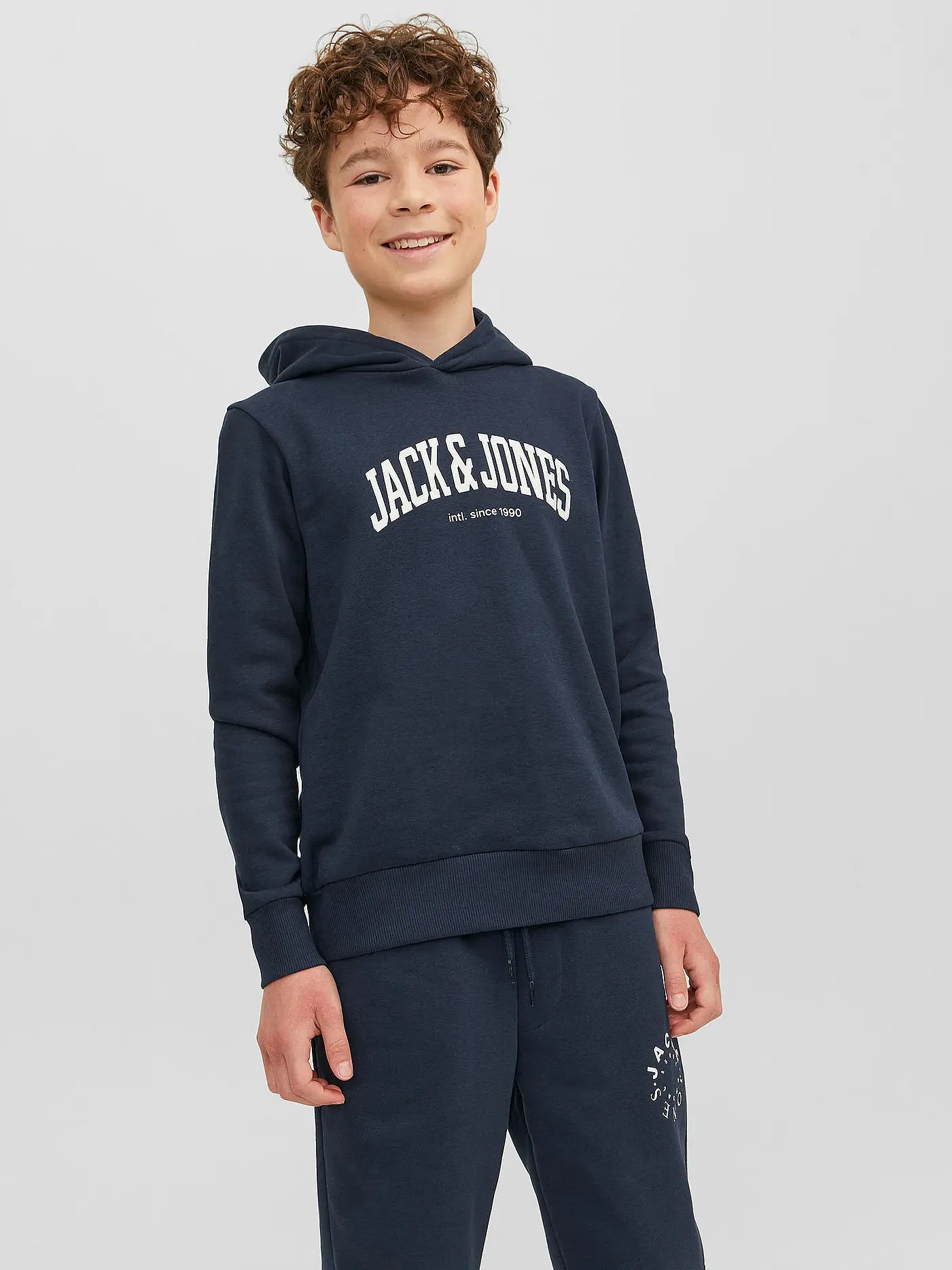 JACK & JONES | Jungen Kapuzensweater - Hoodie JJEJOSH | dunkelblau