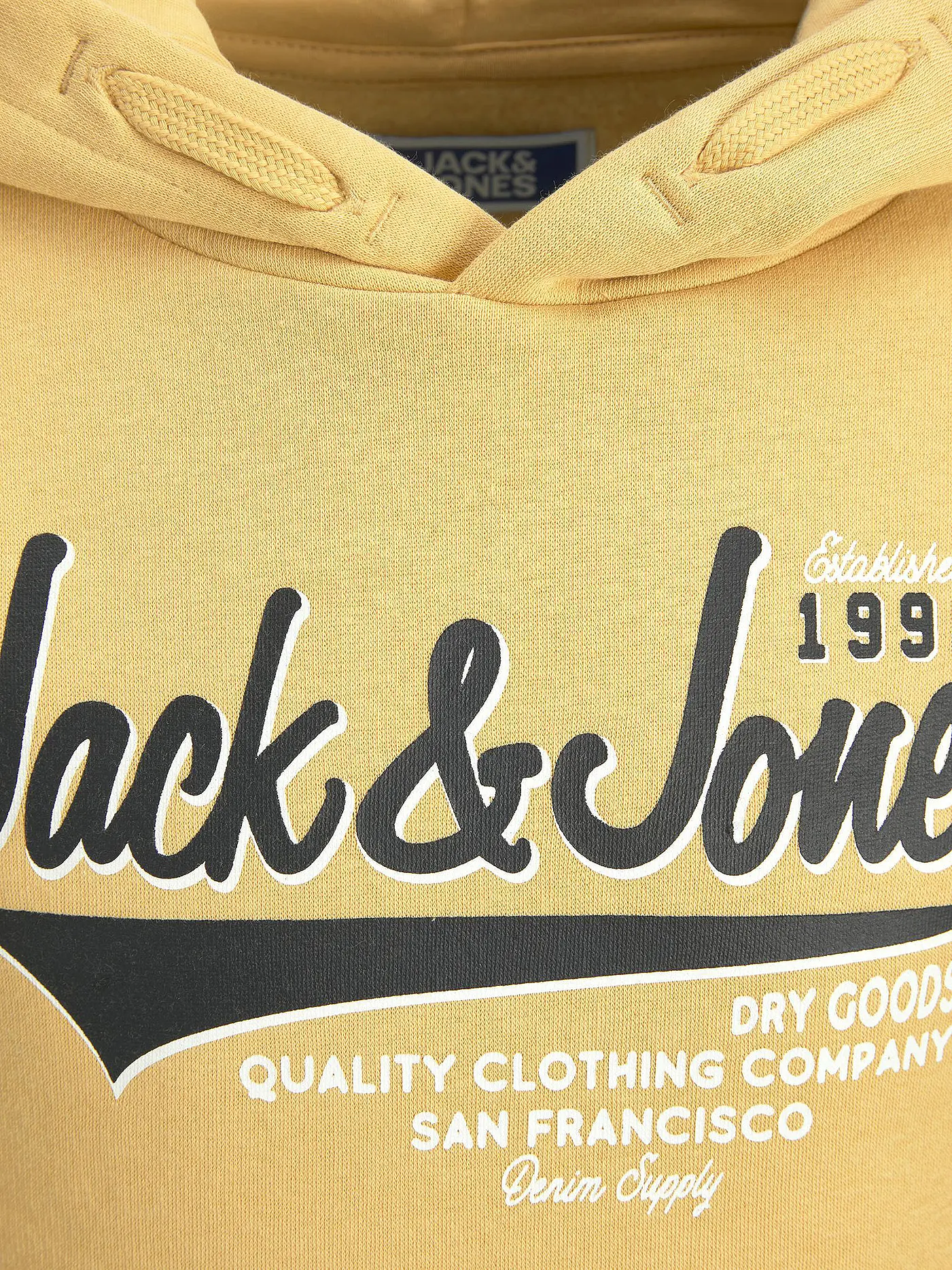 JACK & JONES | Jungen Kapuzensweater - Hoodie JJELOGO | gelb