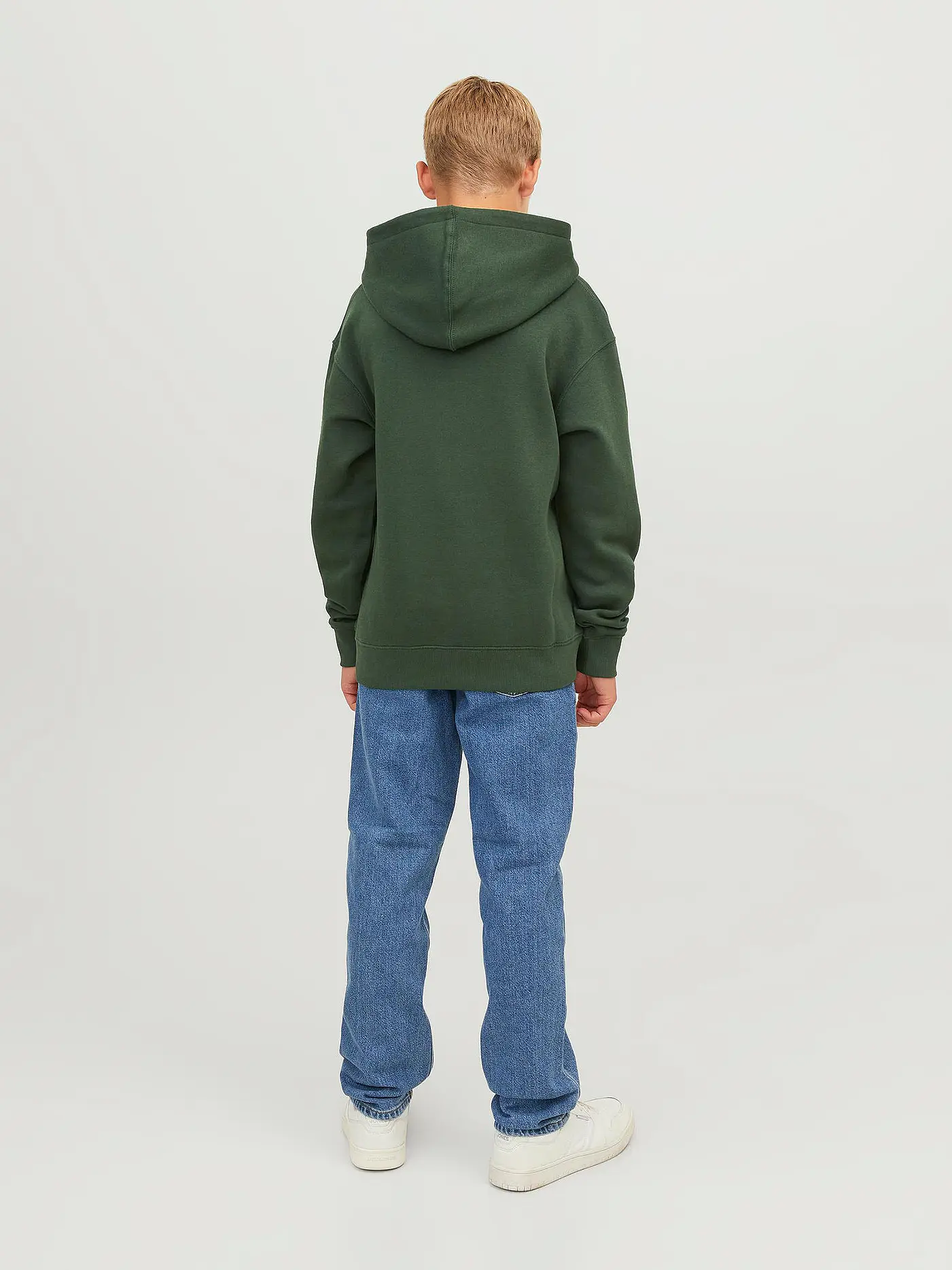 JACK & JONES | Jungen Kapuzensweater - Hoodie JJESTAR JJ | dunkelgrün