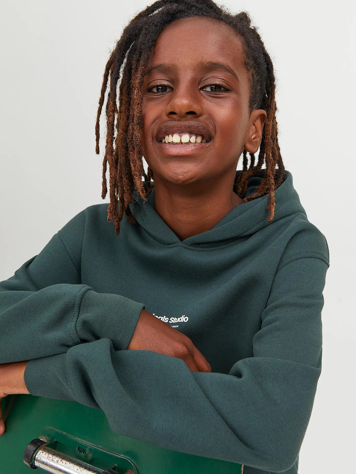 JACK & JONES | Jungen Kapuzensweater - Hoodie JORVESTERBRO | dunkelgrün
