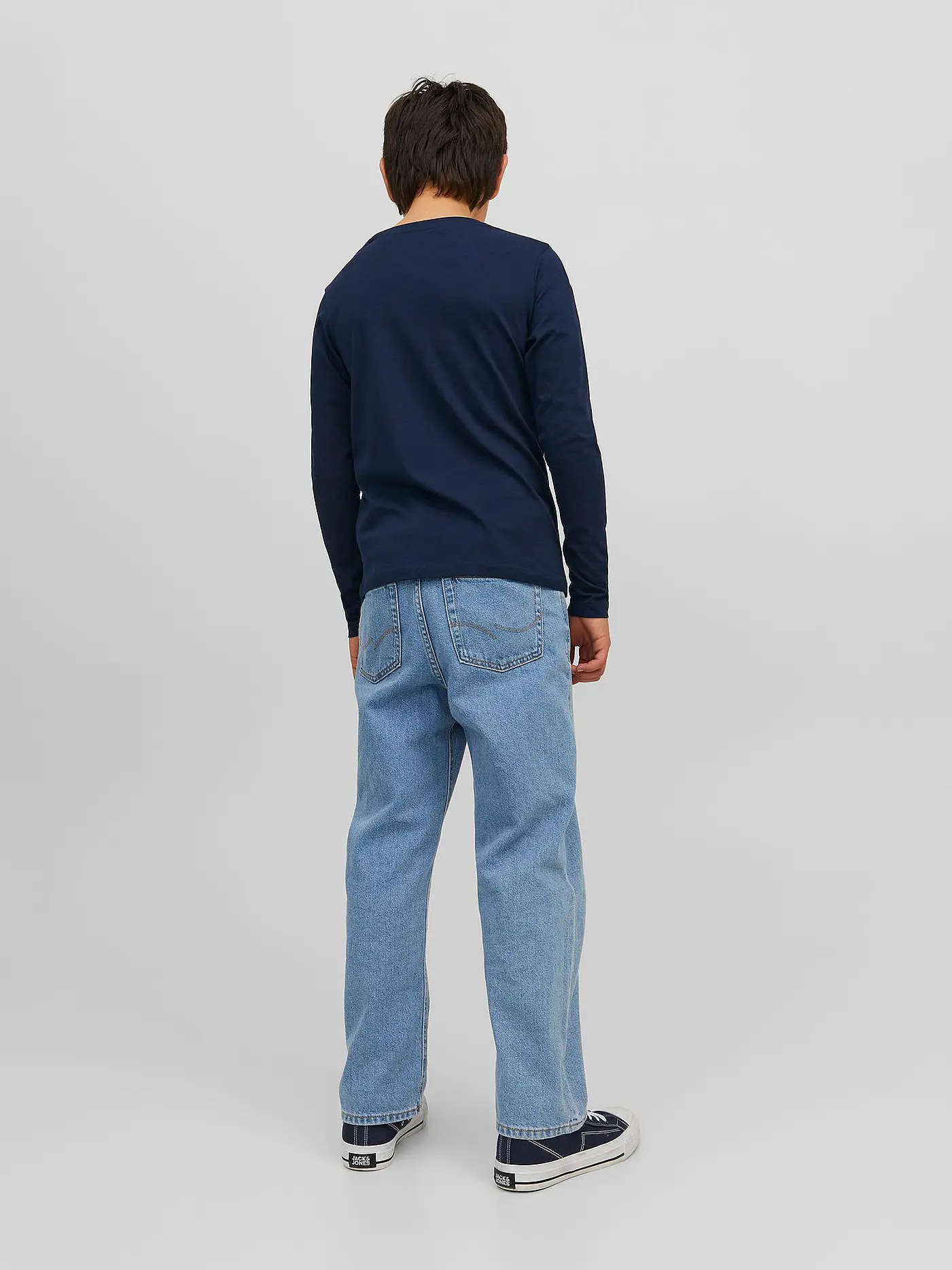JACK & JONES | Jungen Langarmshirt JJELOGO | dunkelblau