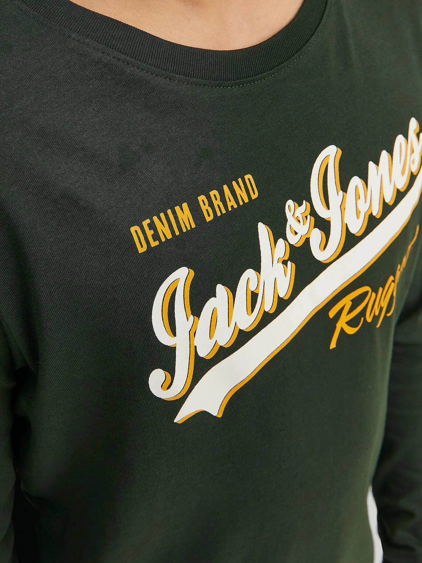 JACK & JONES | Jungen Langarmshirt JJELOGO | dunkelgrün
