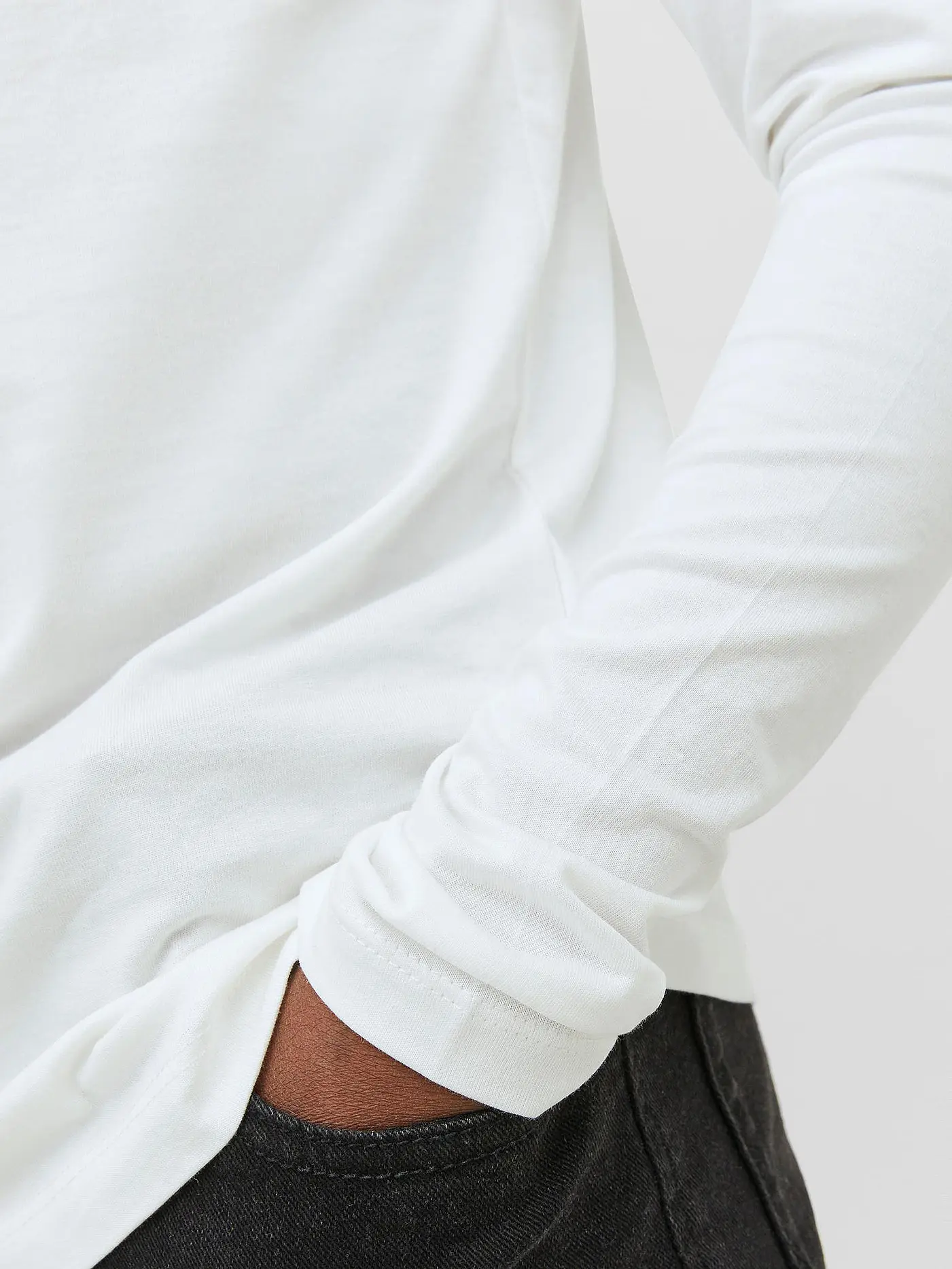 JACK & JONES | Jungen Langarmshirt JJELOGO | weiss