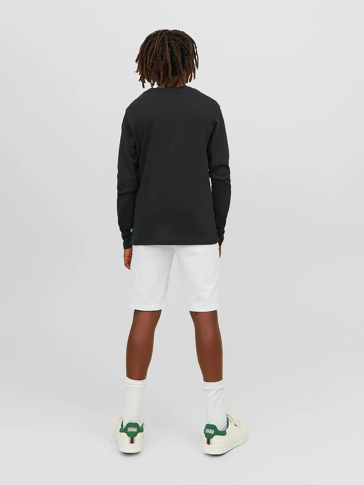 JACK & JONES | Jungen Langarmshirt JJEORGANIC  | schwarz