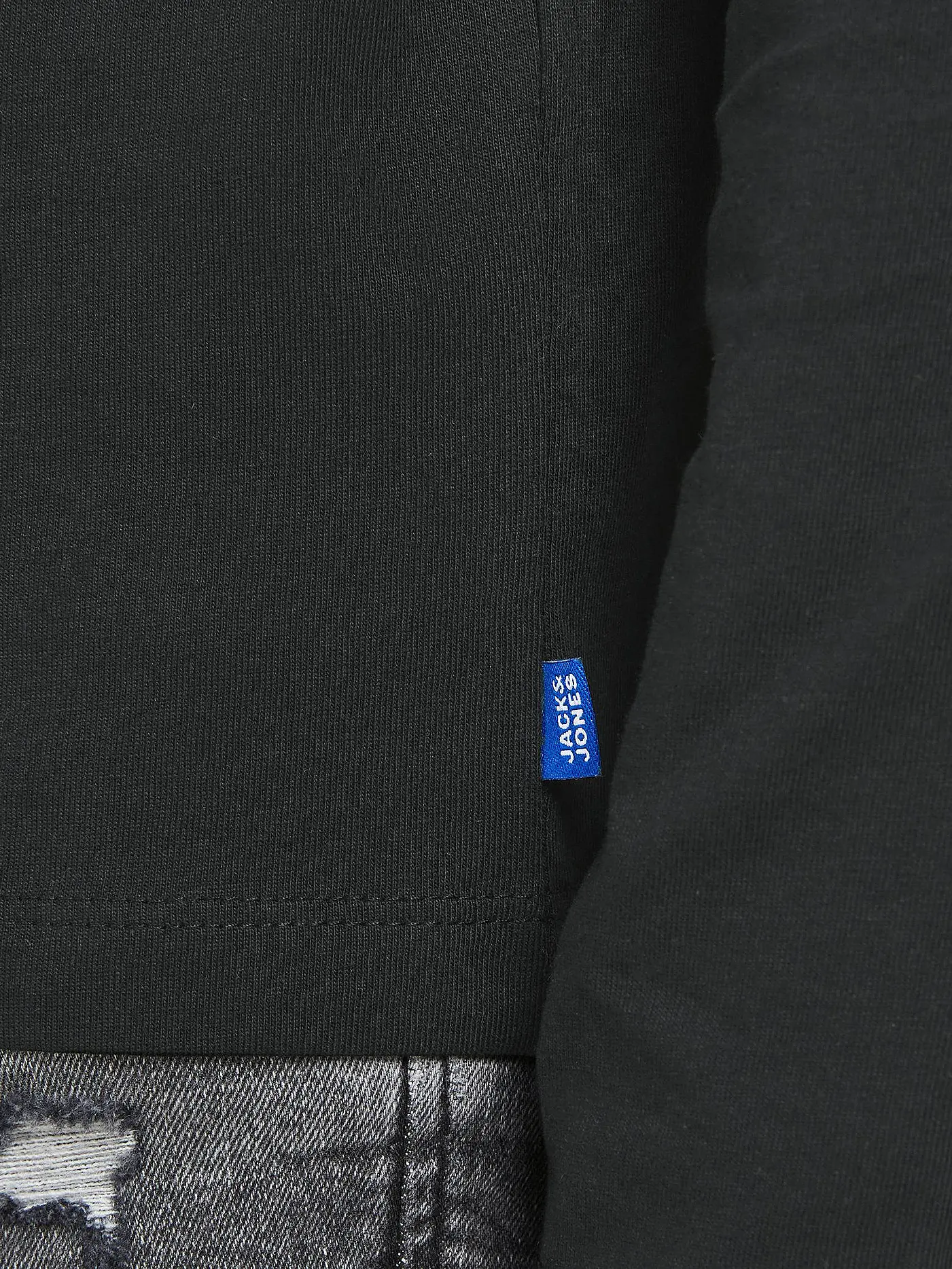 JACK & JONES | Jungen Langarmshirt JJEORGANIC  | schwarz
