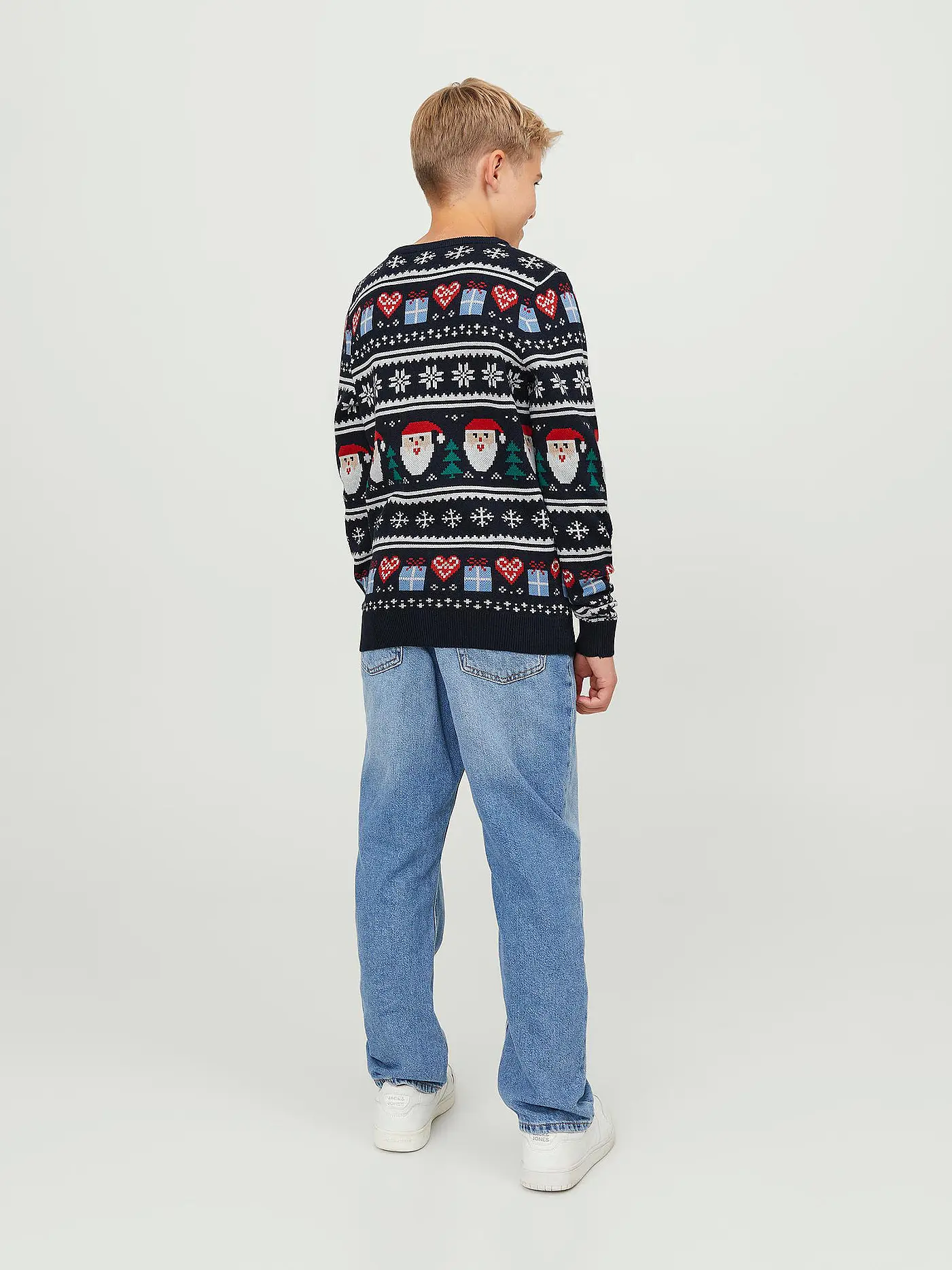 JACK & JONES | Jungen Pullover JORFESTIVE XMAS  | dunkelblau