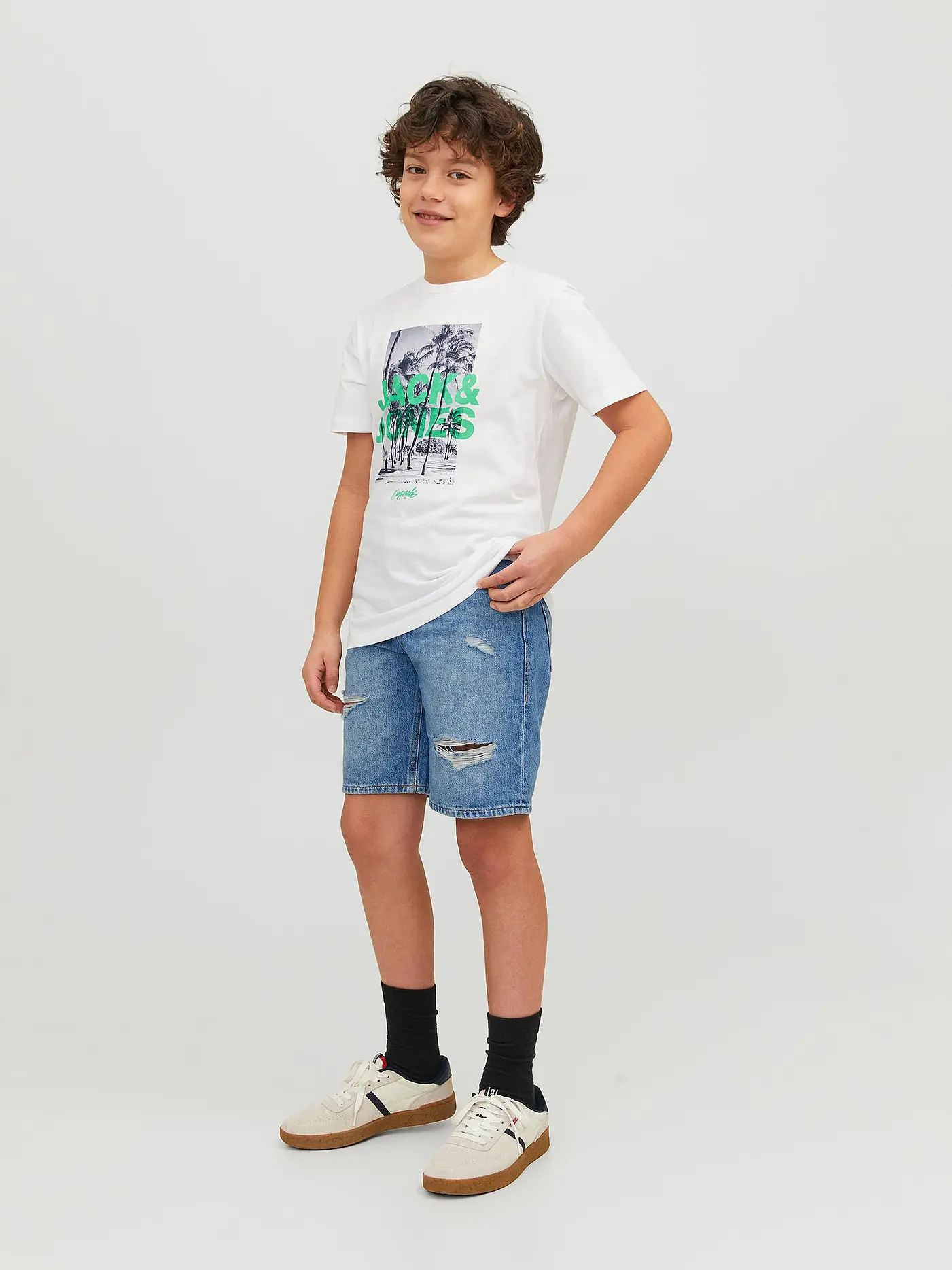 JACK & JONES | Jungen Shorts JJICHRIS  | blau