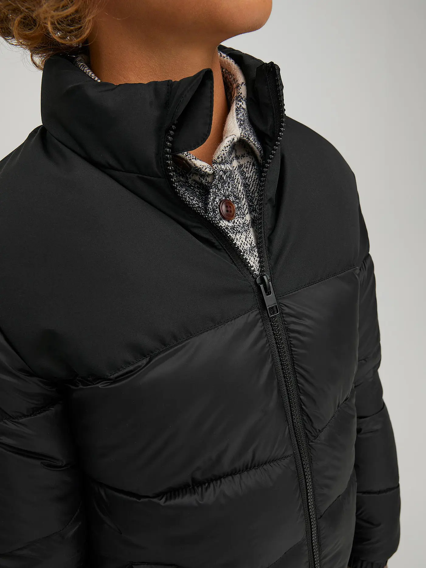 JACK & JONES | Jungen Steppjacke JJCHILI | schwarz