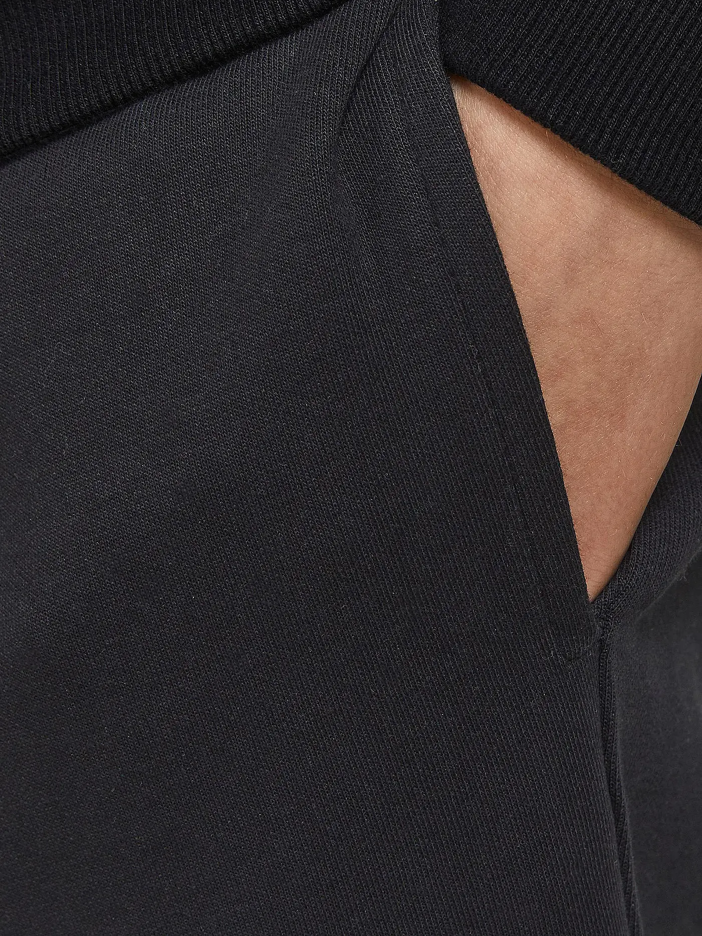 JACK & JONES | Jungen Sweatbermuda JJIBASIC  | schwarz