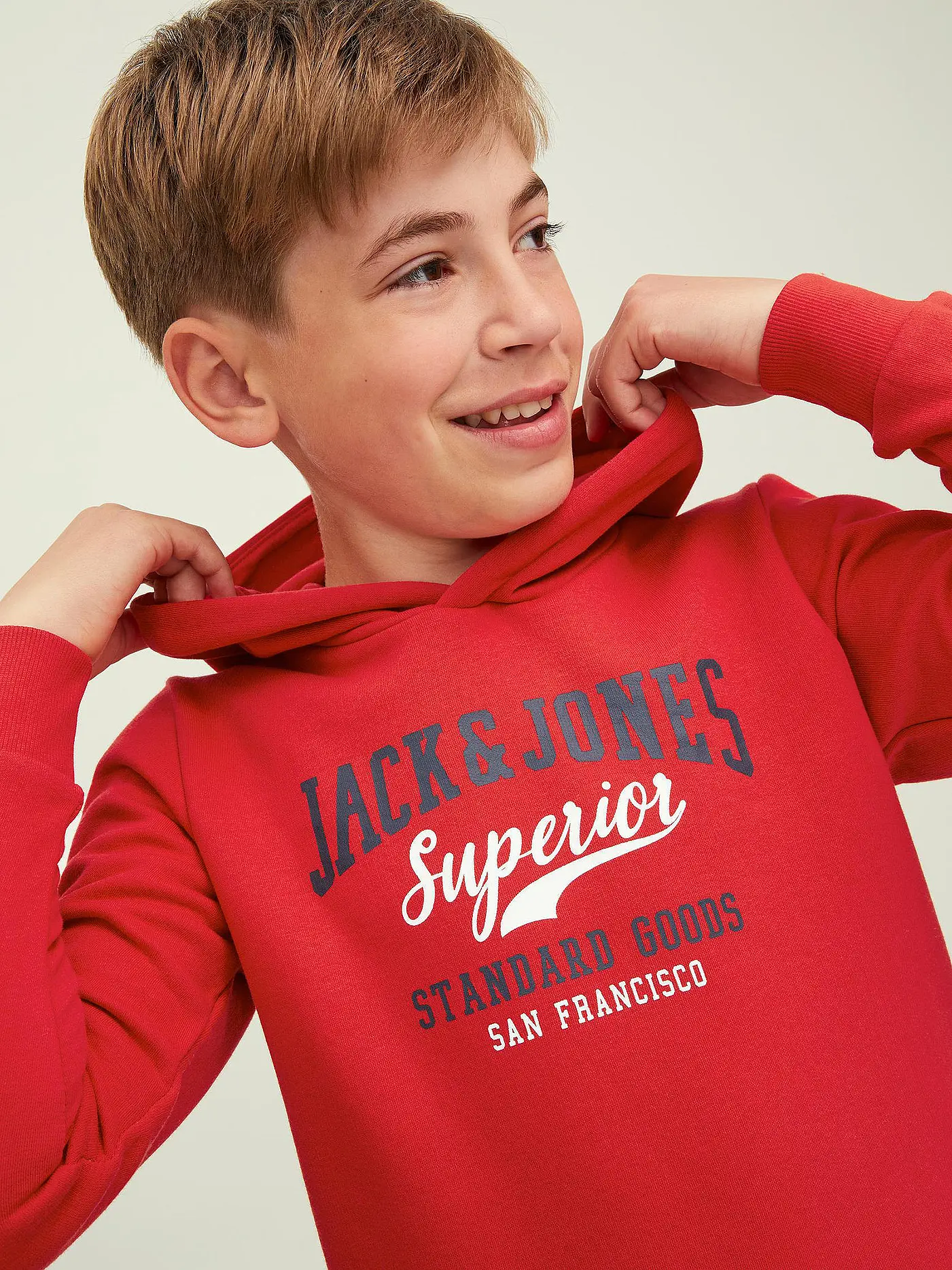 JACK & JONES | Jungen Sweater JJELOGO | rot