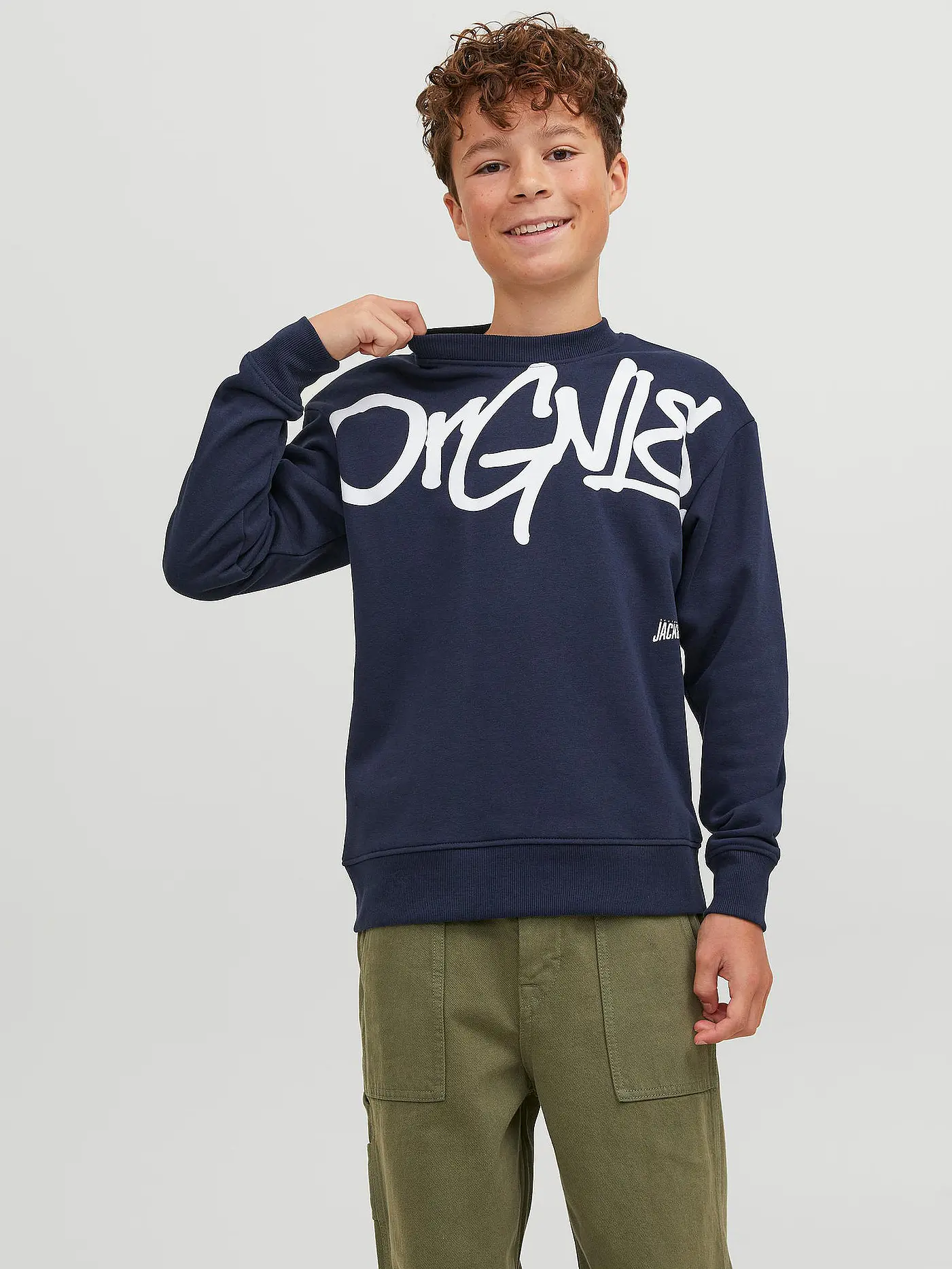 JACK & JONES | Jungen Sweater JORTRIBECA | dunkelblau