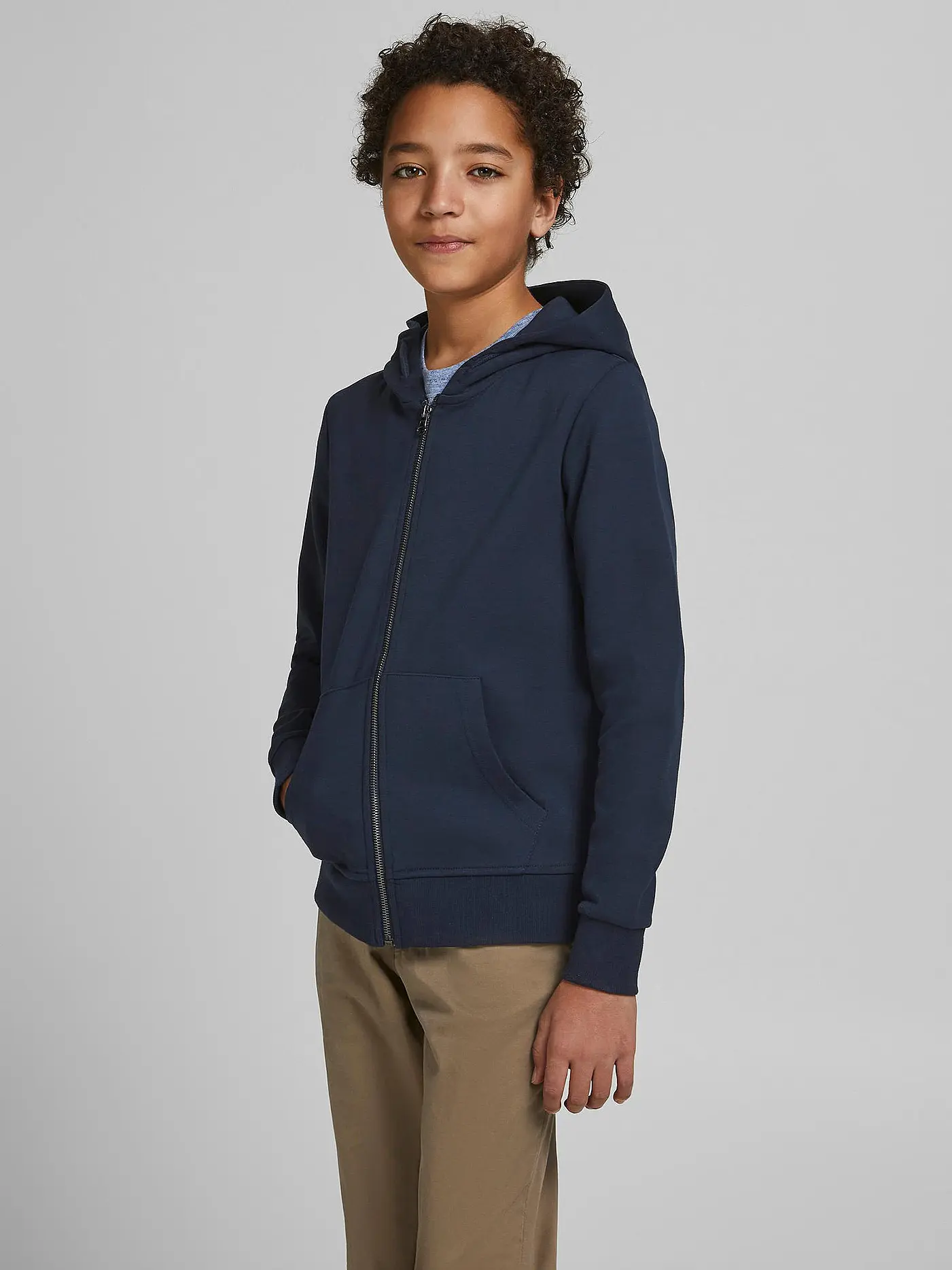 JACK & JONES | Jungen Sweatjacke " JJEBASIC " | blau