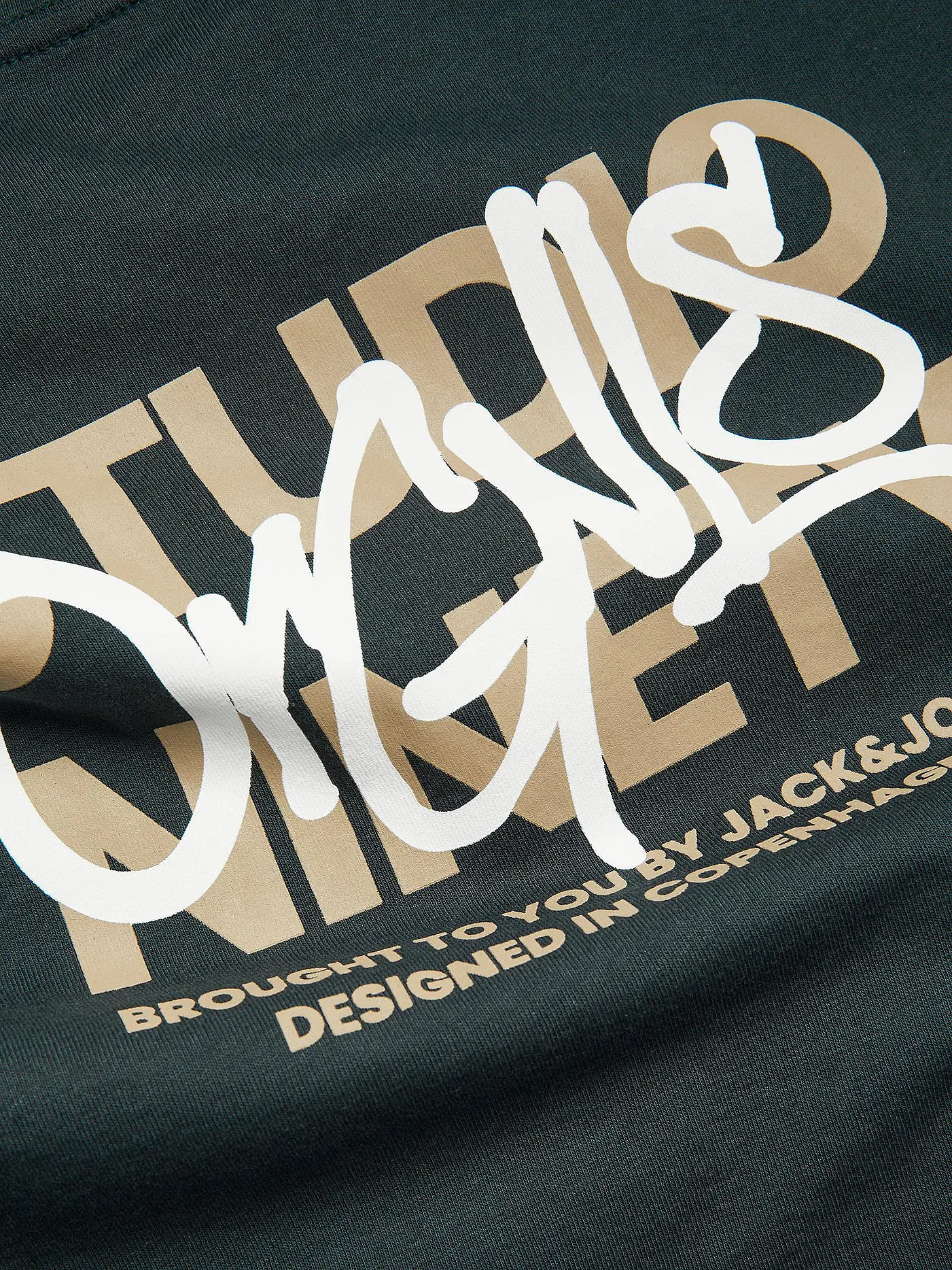 JACK & JONES | Jungen T-Shirt JORSILVERLAKE | dunkelgrün