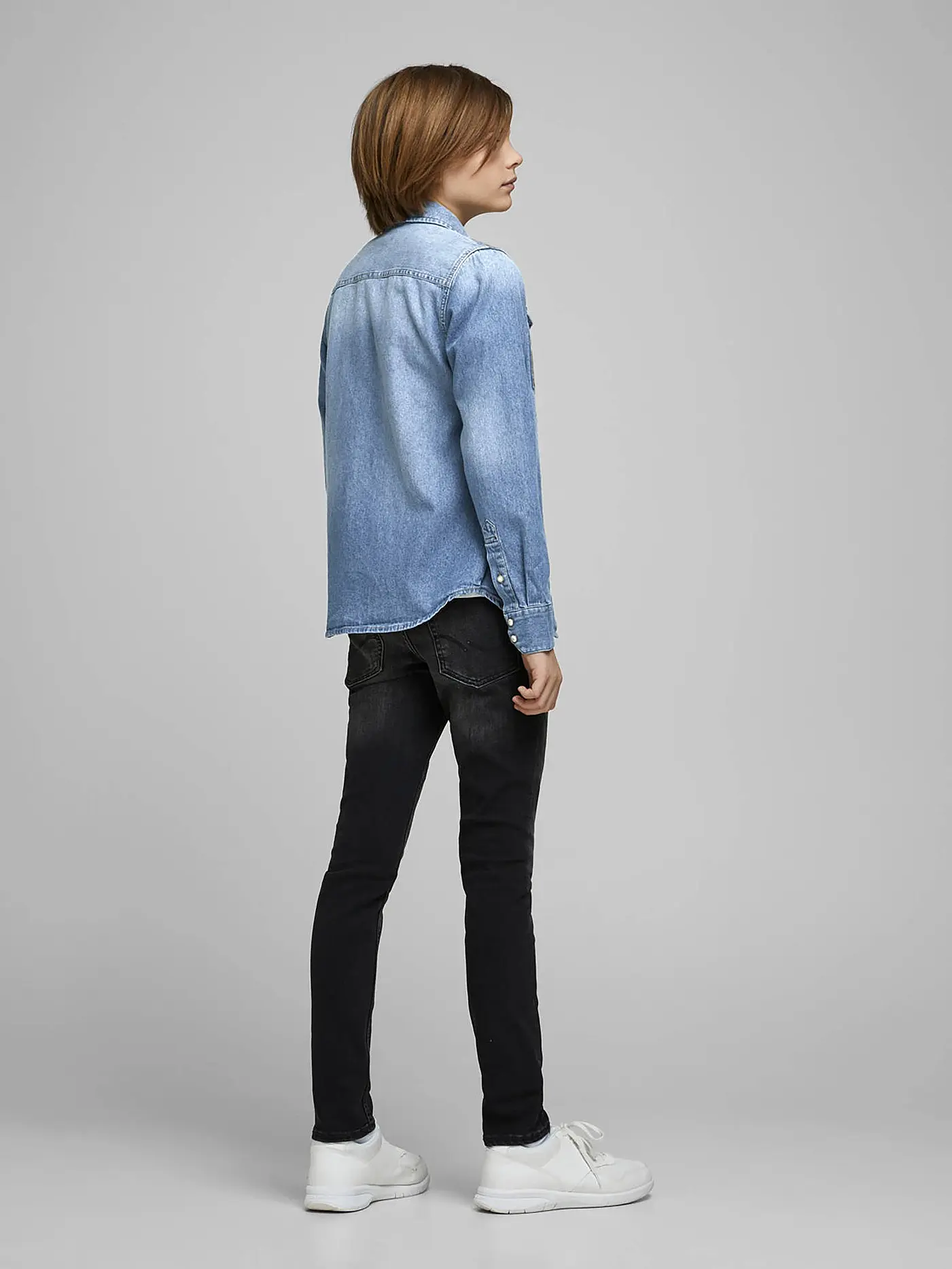 JACK & JONES | Jungen-Jeanshemd "JJEWESTERN SHERIDAN" | blau