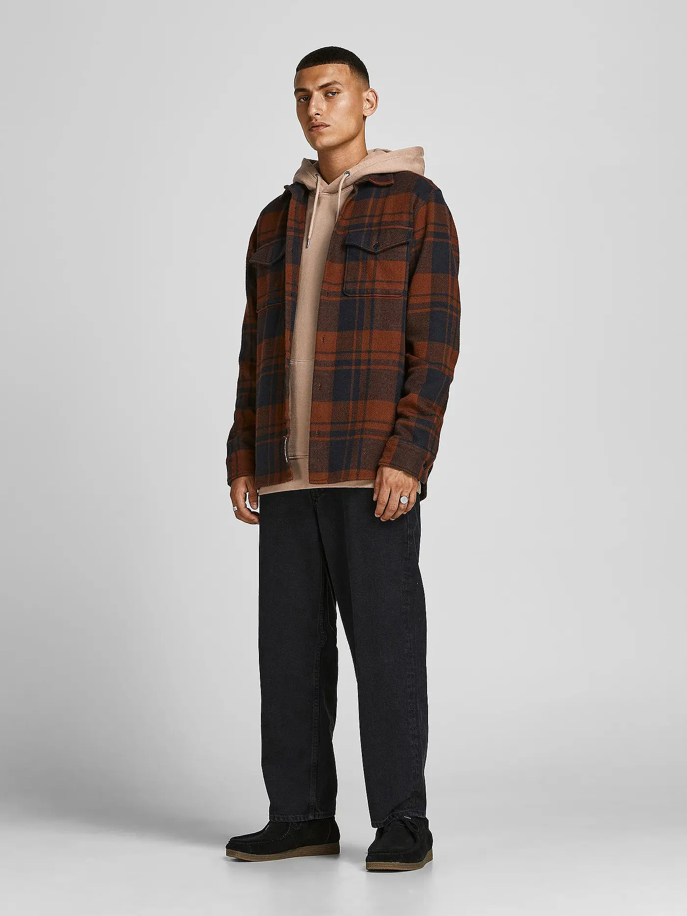 JACK & JONES | Kapuzensweater - Hoodie JJEORGANIC  | beige