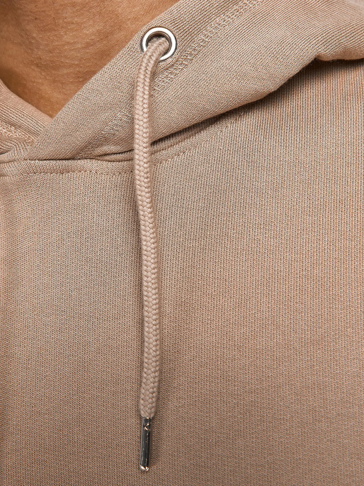 JACK & JONES | Kapuzensweater - Hoodie JJEORGANIC  | beige