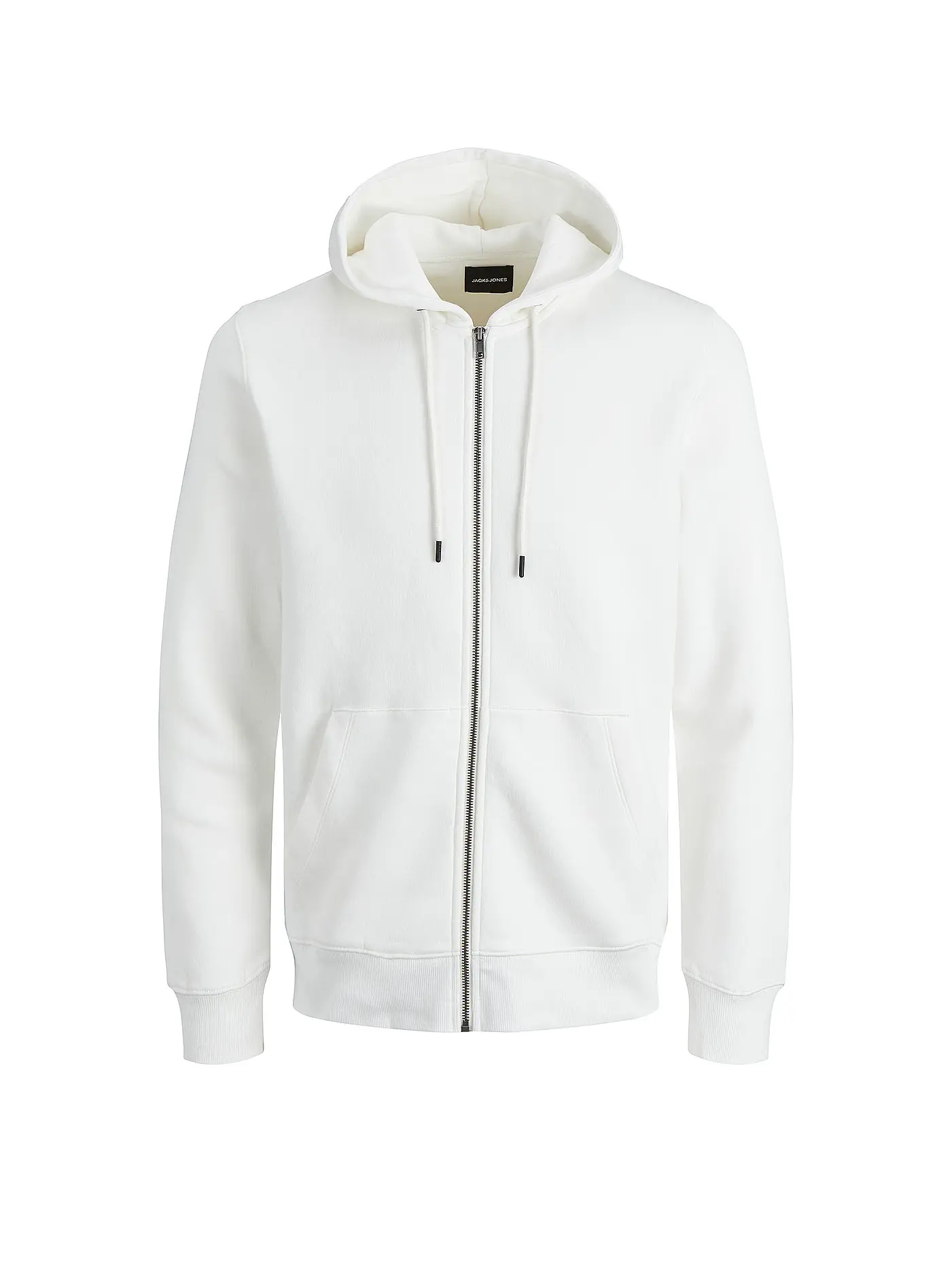 JACK & JONES | Kapuzensweatjacke JJESTAR  | weiss