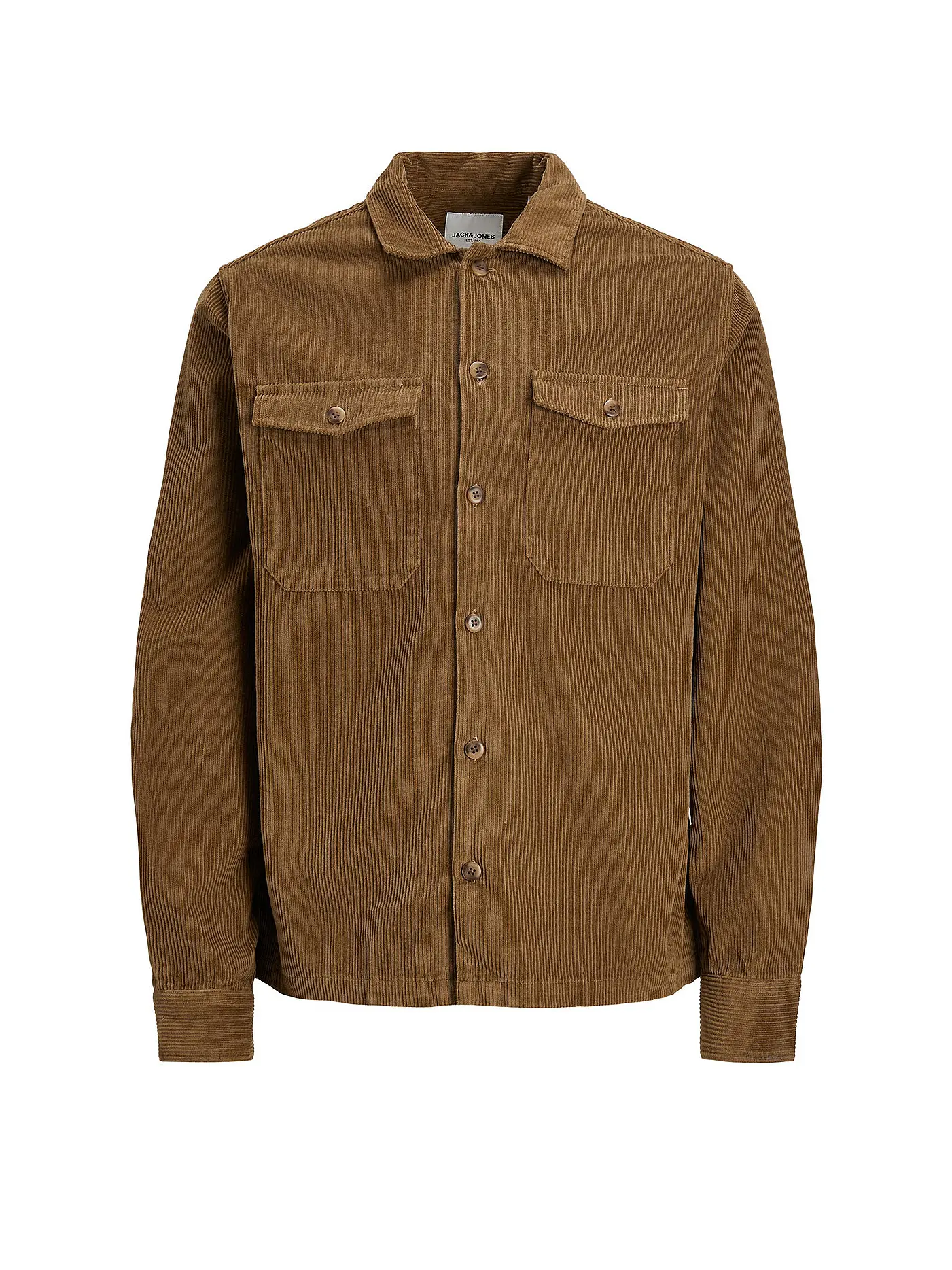 JACK & JONES | Overshirt JJEDALLAS | hellbraun