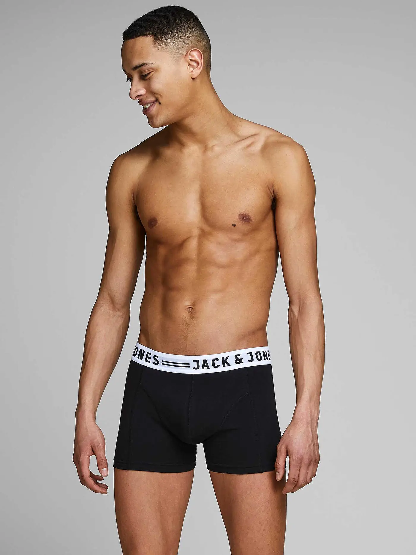 JACK & JONES | Pants 3-er Pkg. "JORSENSE" | grau