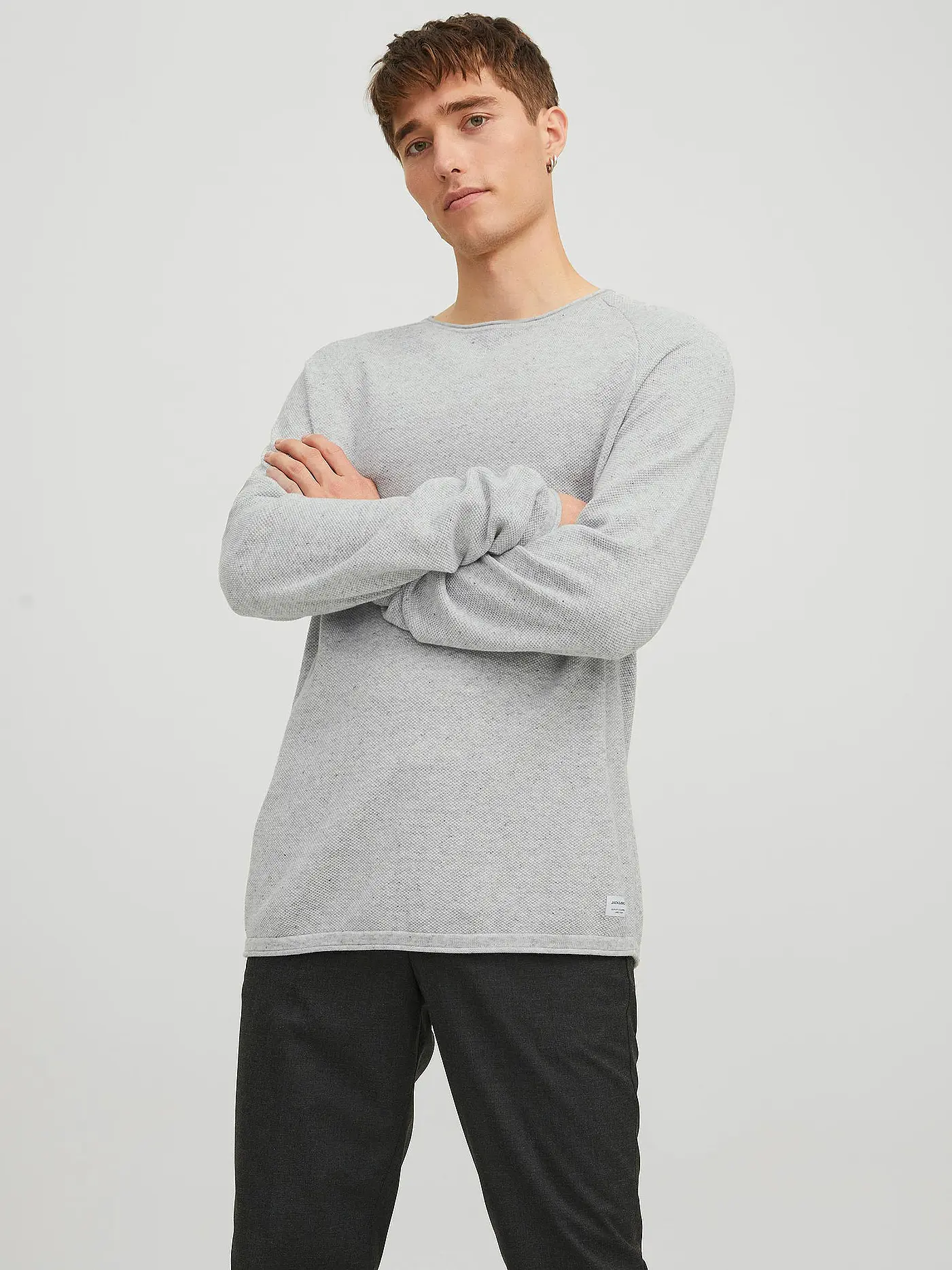 JACK & JONES | Pullover " JJEHILL " | grau