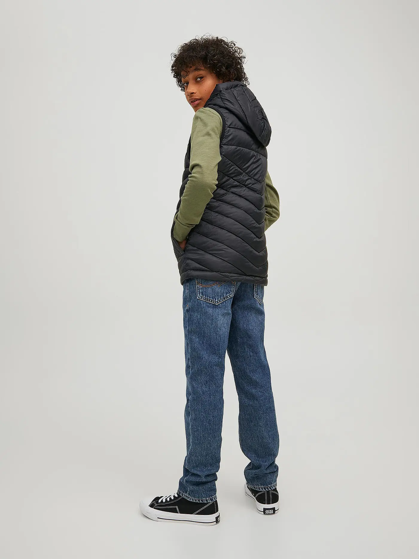 JACK & JONES | Steppgilet  JJEHERO | schwarz