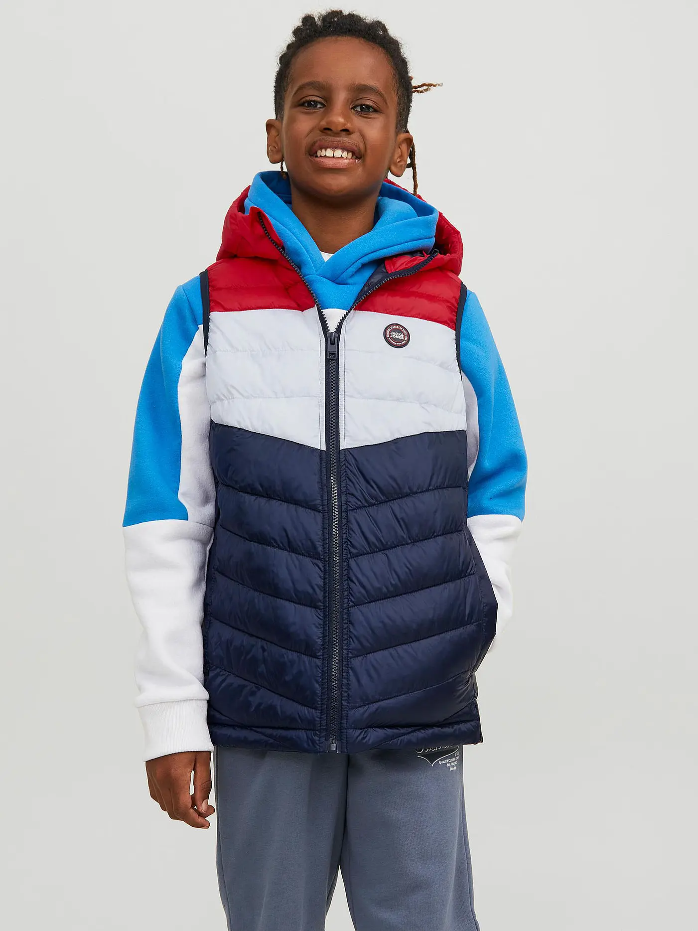 JACK & JONES | Steppgilet  JJEHERO | dunkelblau