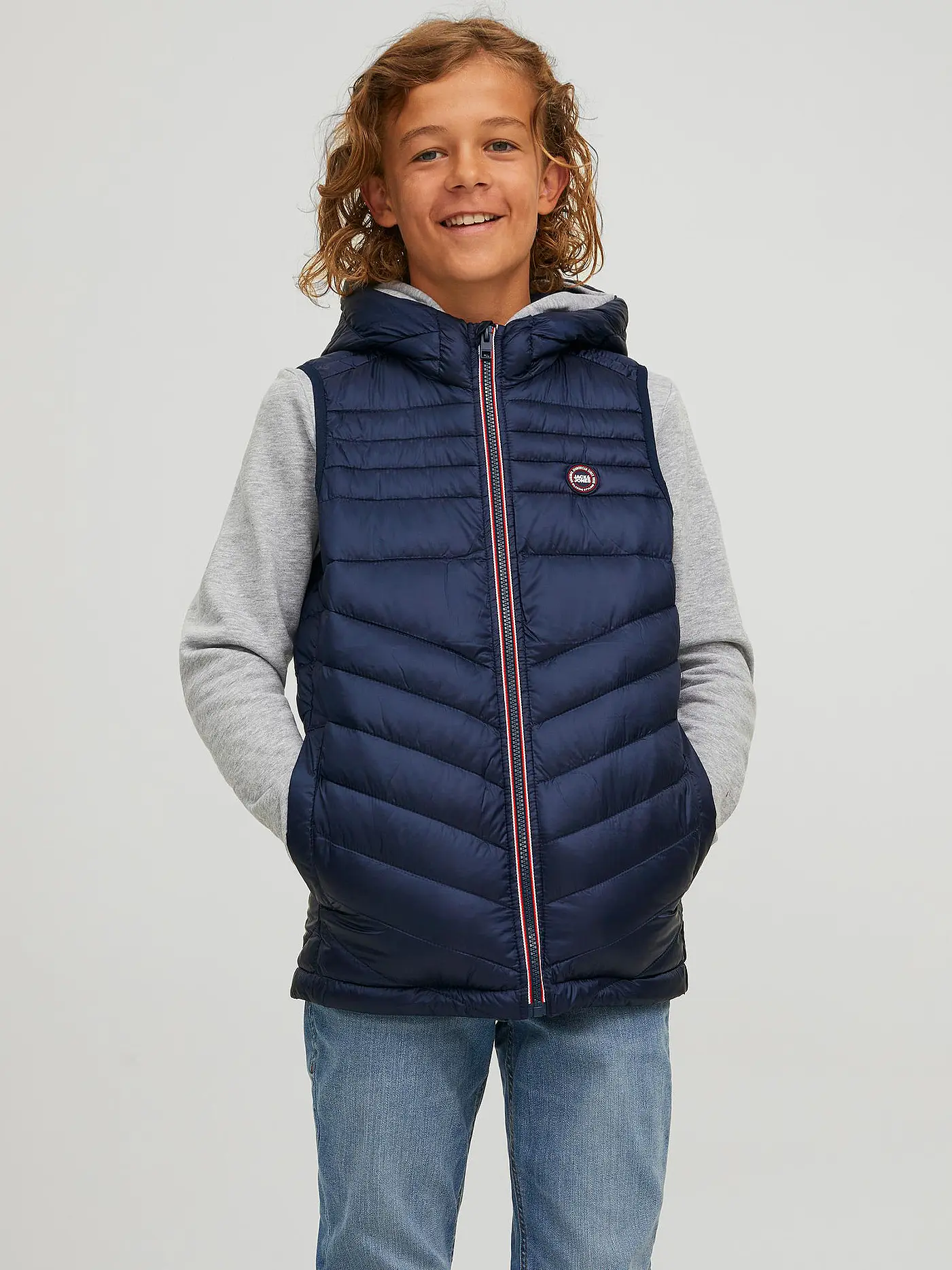 JACK & JONES | Steppgilet JJEHERO | dunkelblau