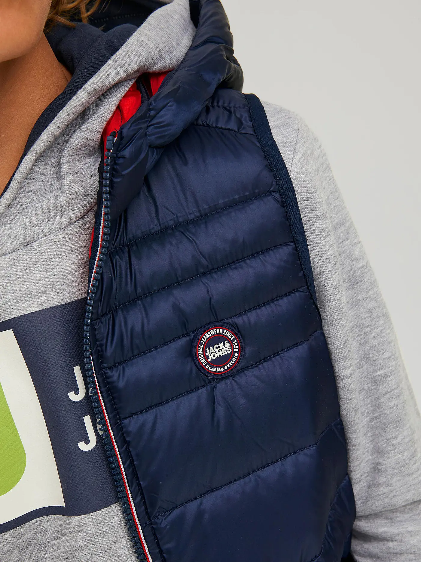 JACK & JONES | Steppgilet JJEHERO | dunkelblau