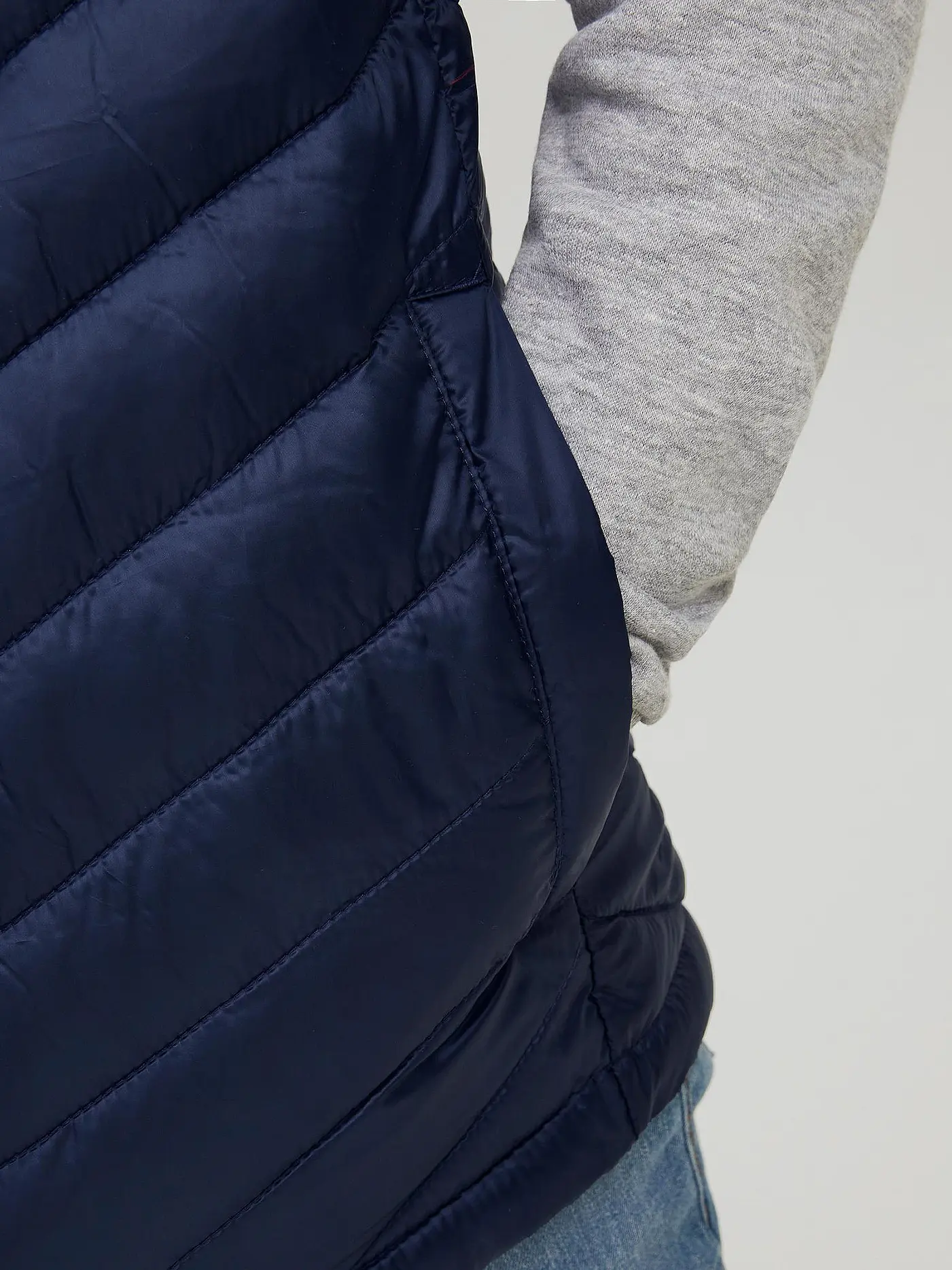 JACK & JONES | Steppgilet JJEHERO | dunkelblau