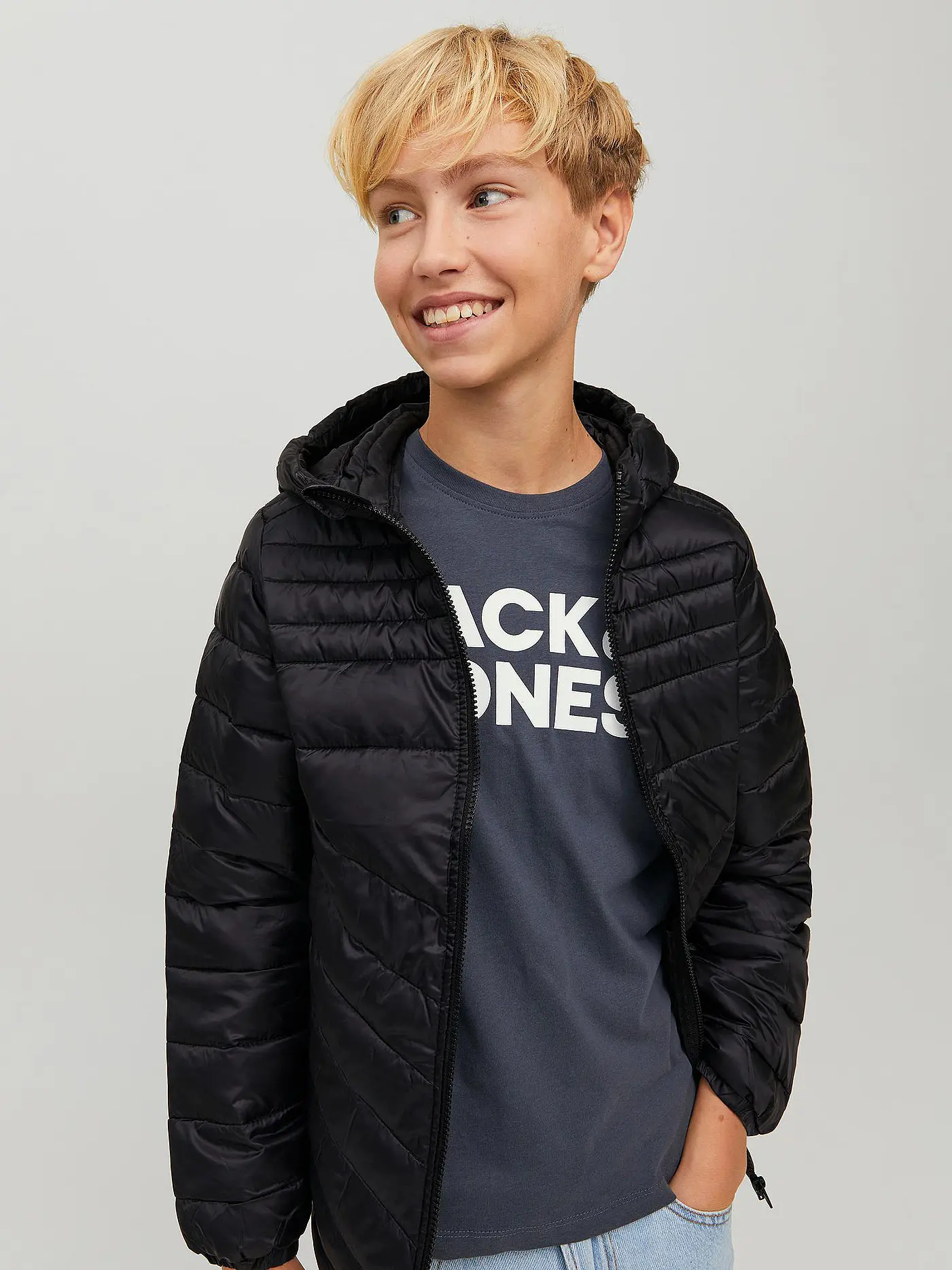 JACK & JONES | Steppjacke  JJEHERO | schwarz