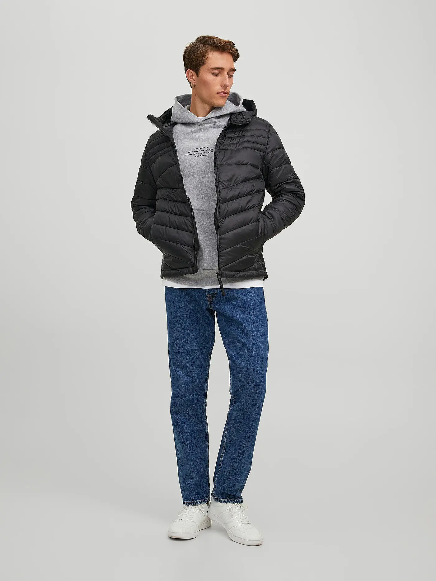JACK & JONES | Steppjacke JJEHERO  | schwarz