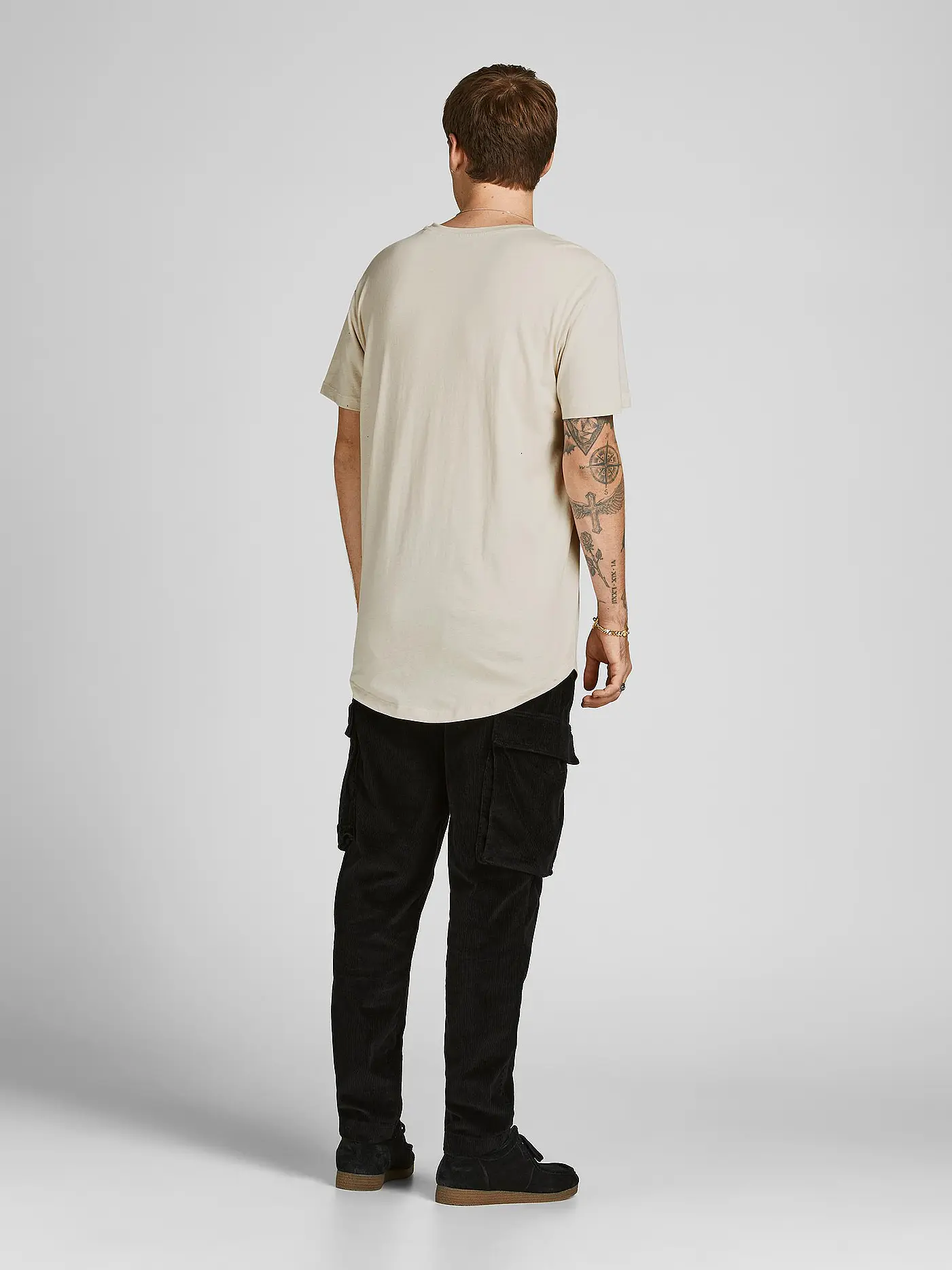 JACK & JONES | T-Shirt JJENOA  | beige