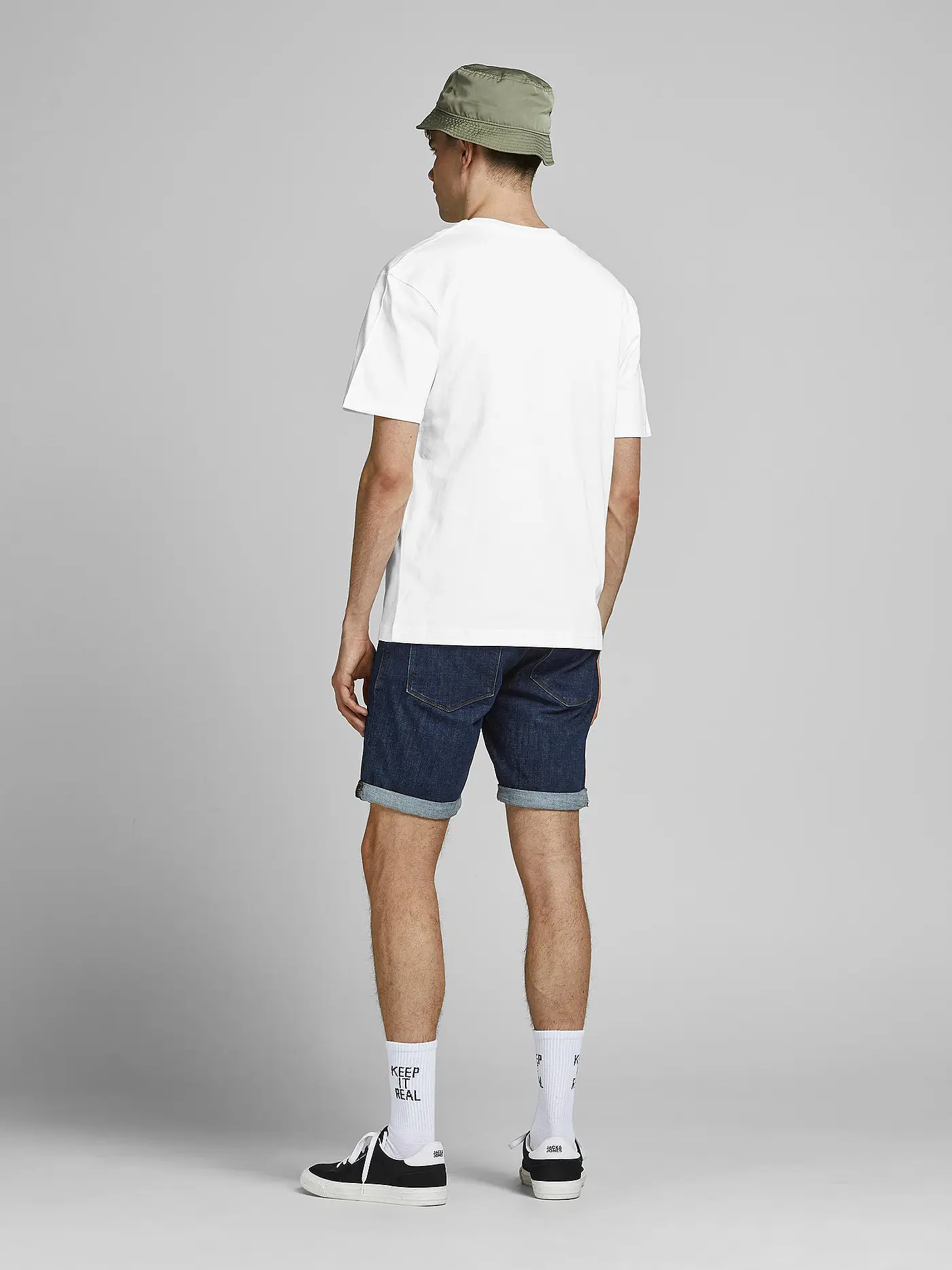 JACK & JONES | T-Shirt JJERELAXED  | weiss