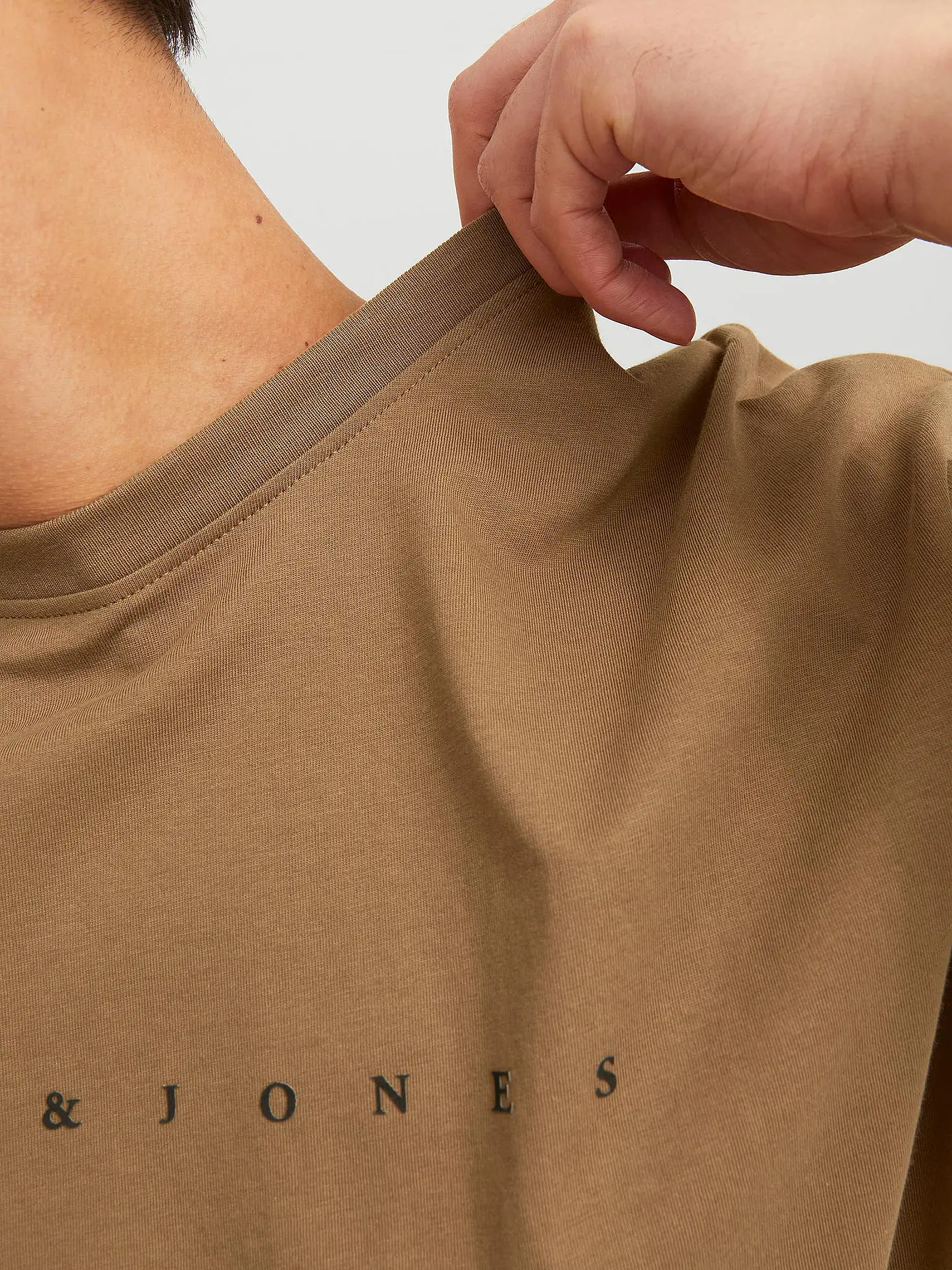 JACK & JONES | T-Shirt JJESTAR | hellbraun