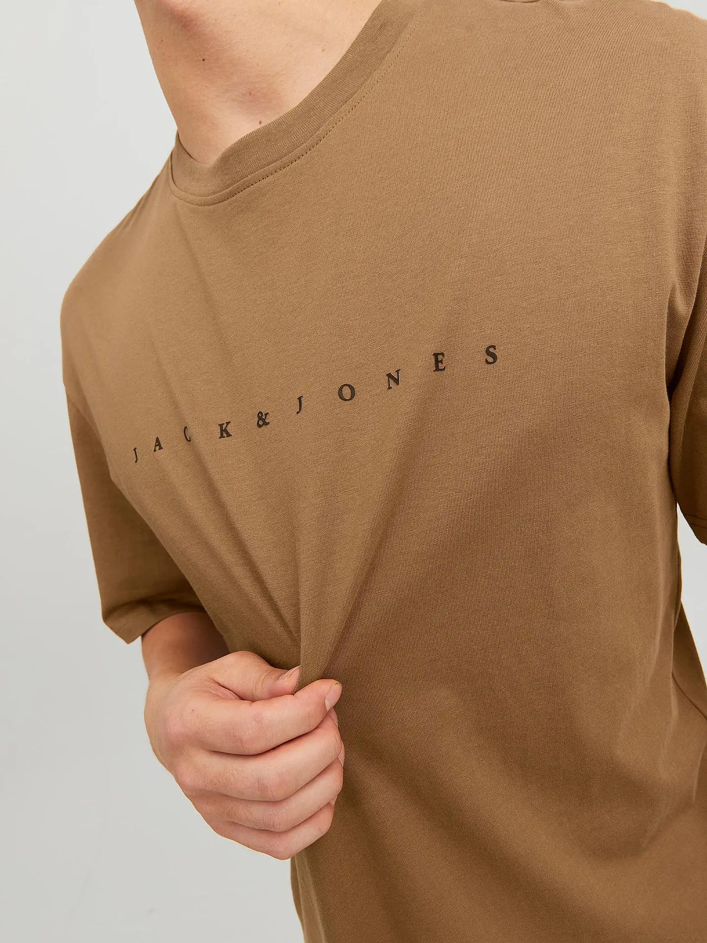 JACK & JONES | T-Shirt JJESTAR | hellbraun