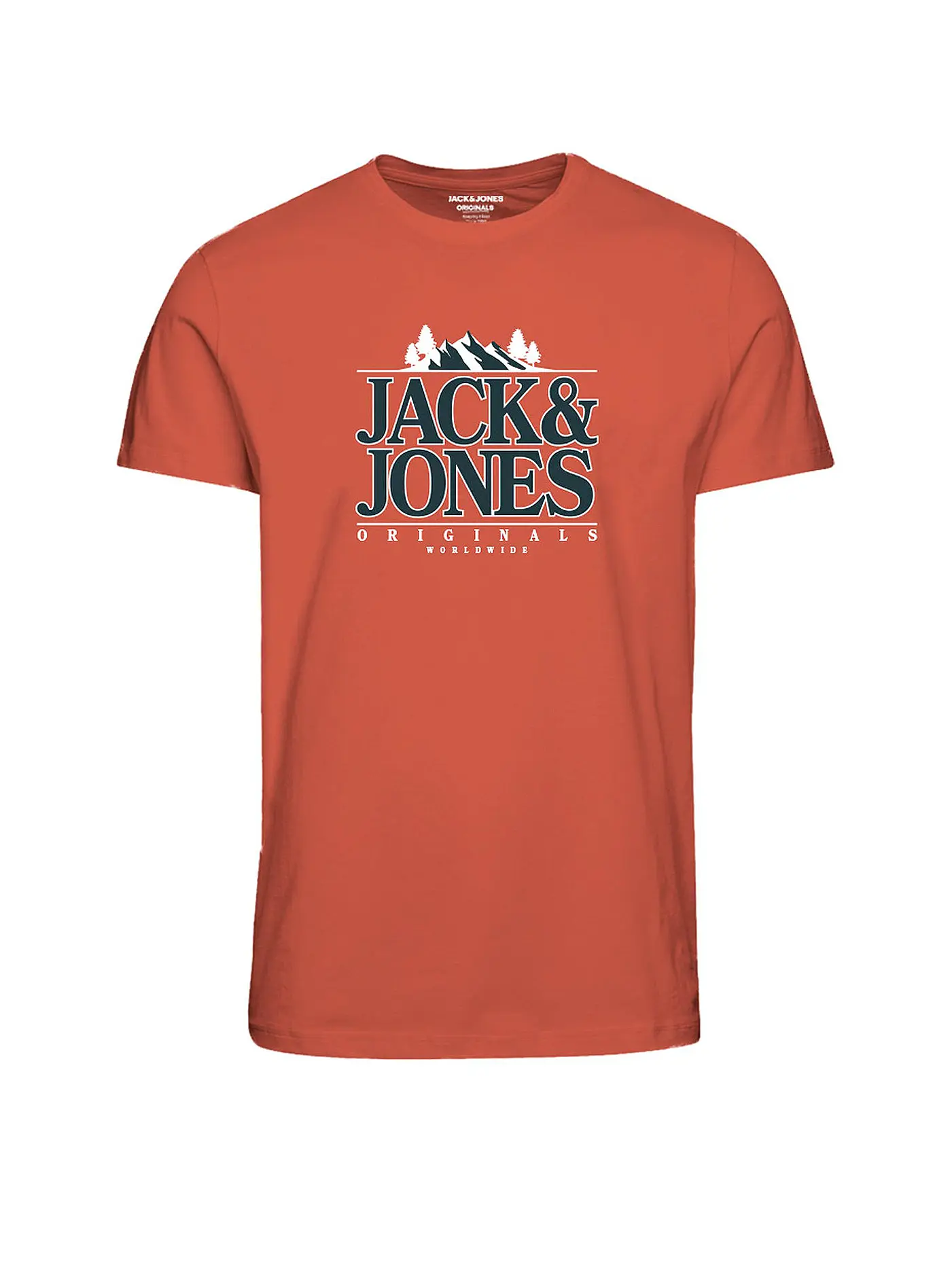 JACK & JONES | T-Shirt JJORMEDIAN | orange