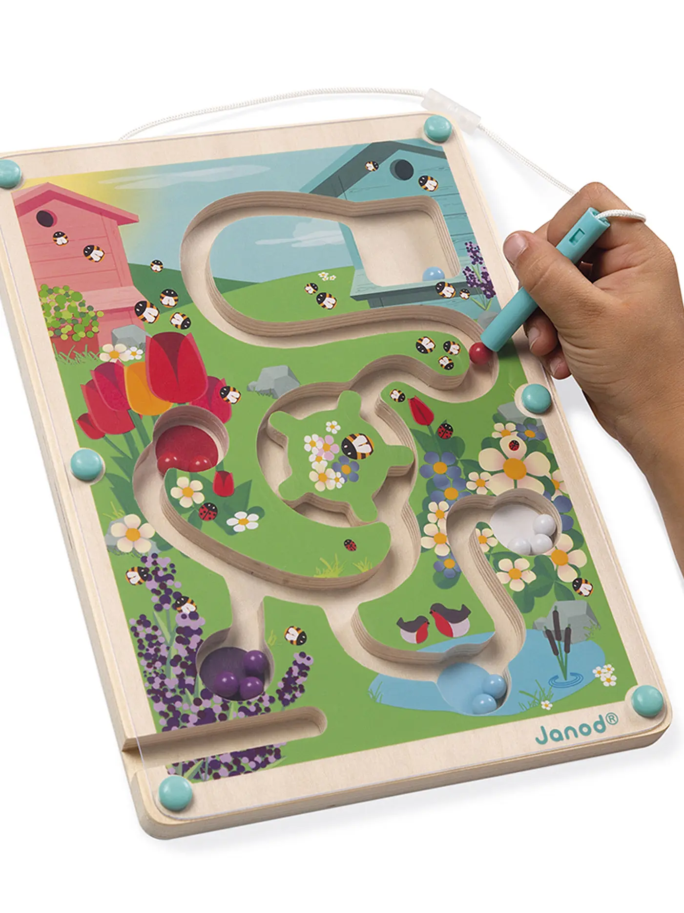 JANOD | Magnetisches Labyrinth Bienenstock | keine Farbe