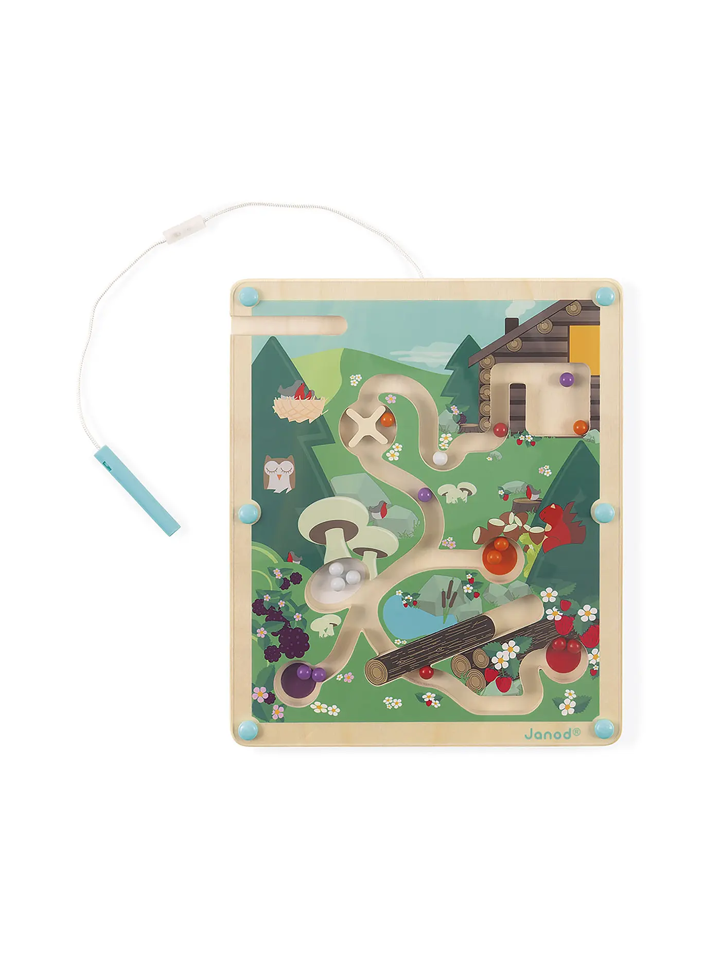 JANOD | Magnetisches Labyrinth Wald | keine Farbe