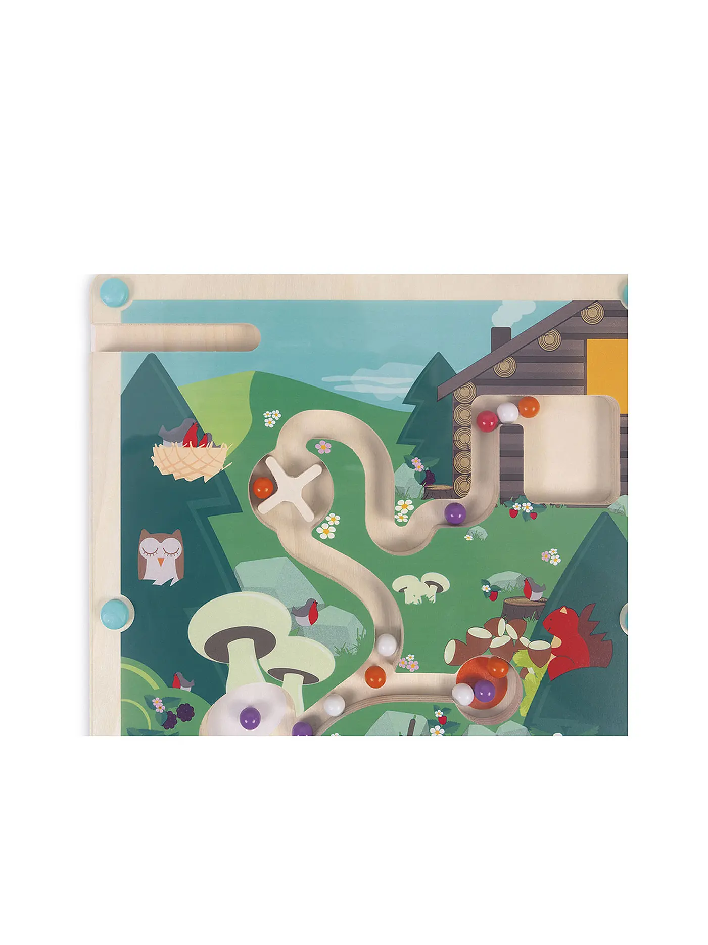 JANOD | Magnetisches Labyrinth Wald | keine Farbe