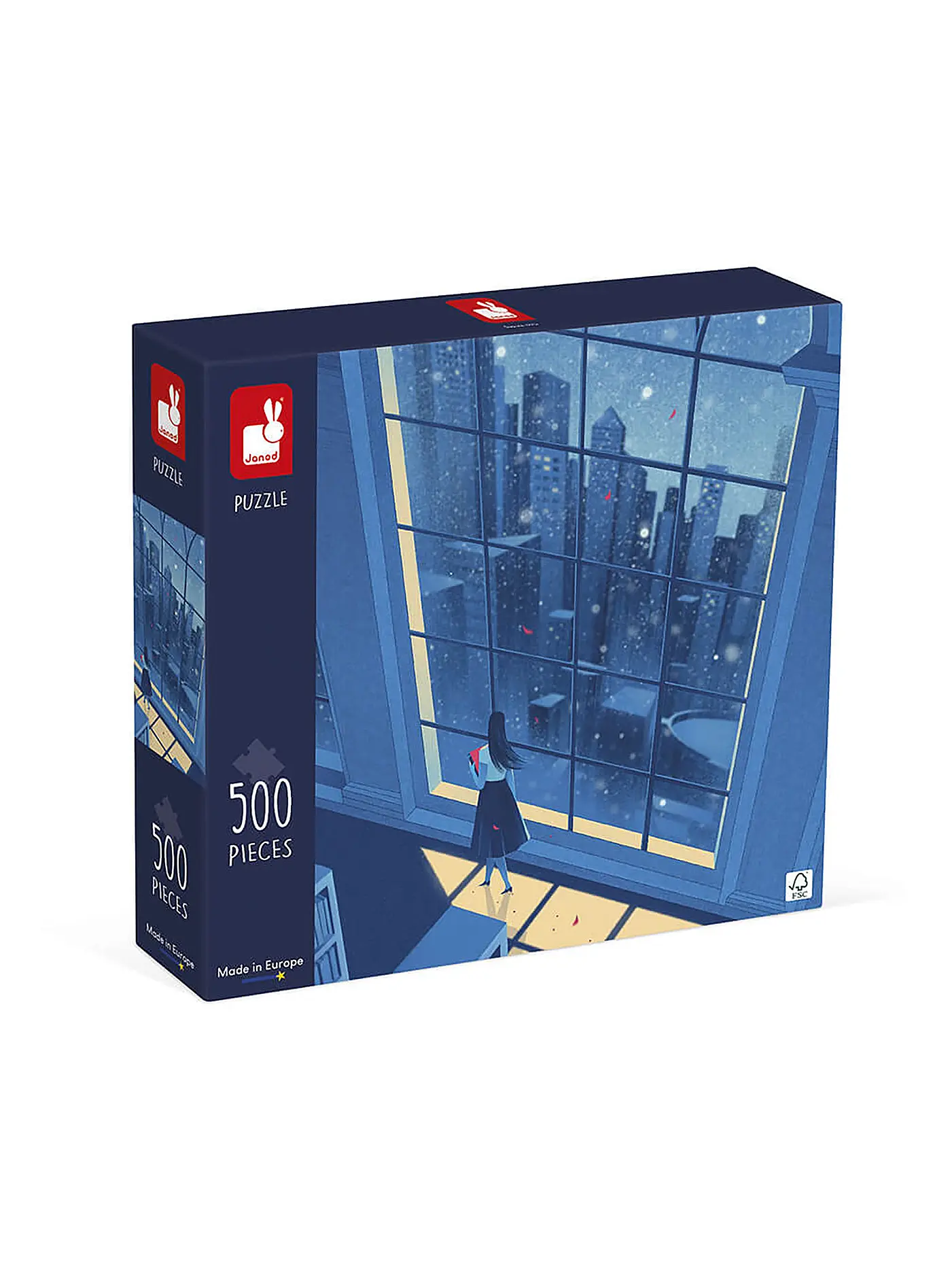 JANOD | Puzzle - Blick in die Nacht 500 Teile | keine Farbe