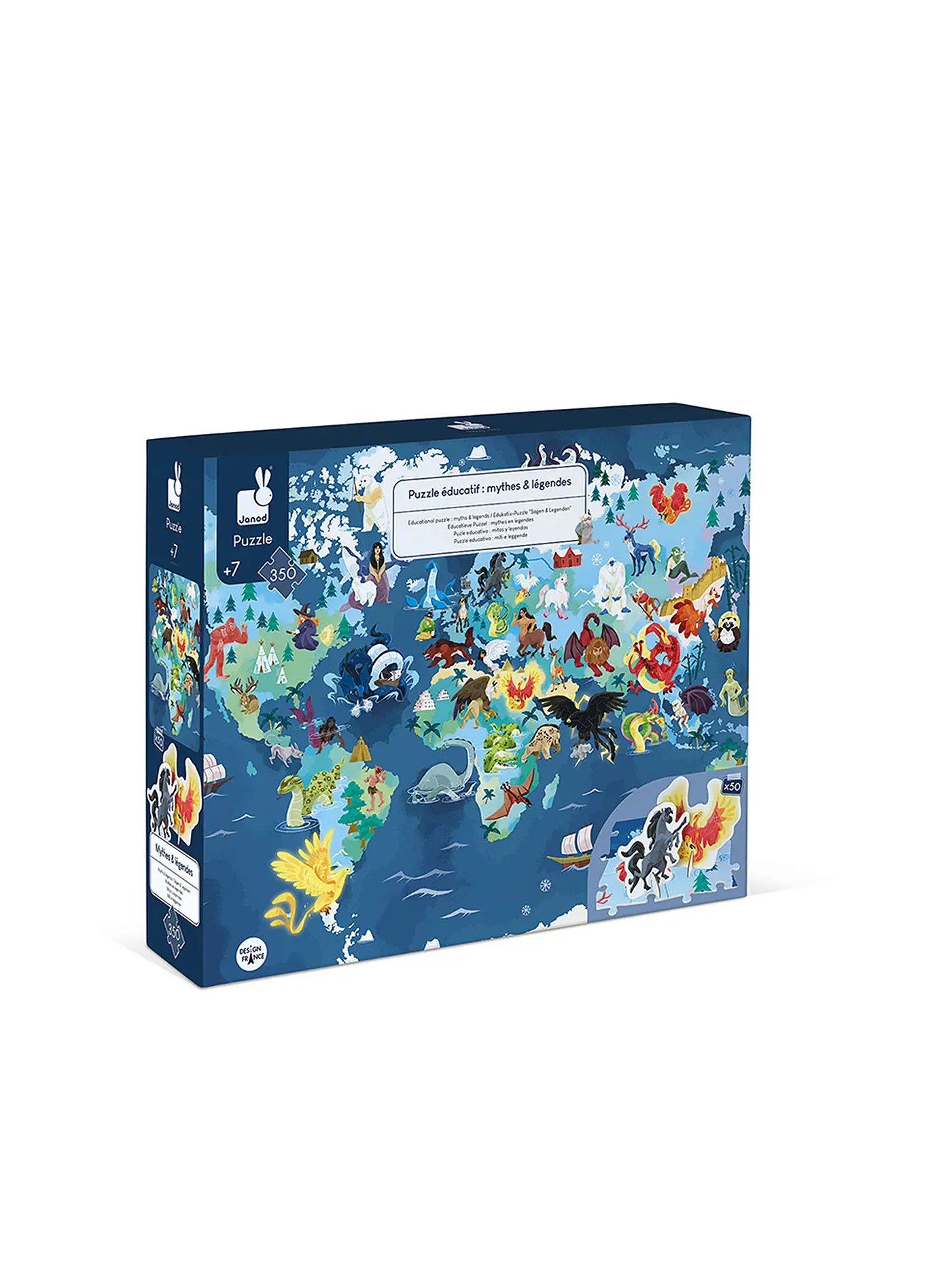 JANOD | Puzzle - Sagen & Legenden 350 Teile | keine Farbe