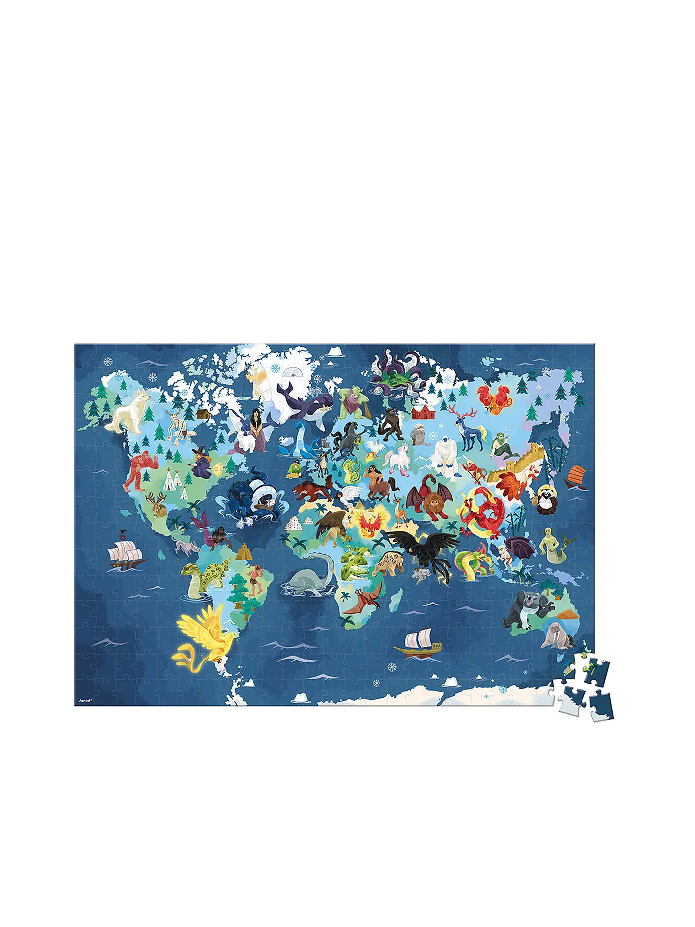 JANOD | Puzzle - Sagen & Legenden 350 Teile | keine Farbe