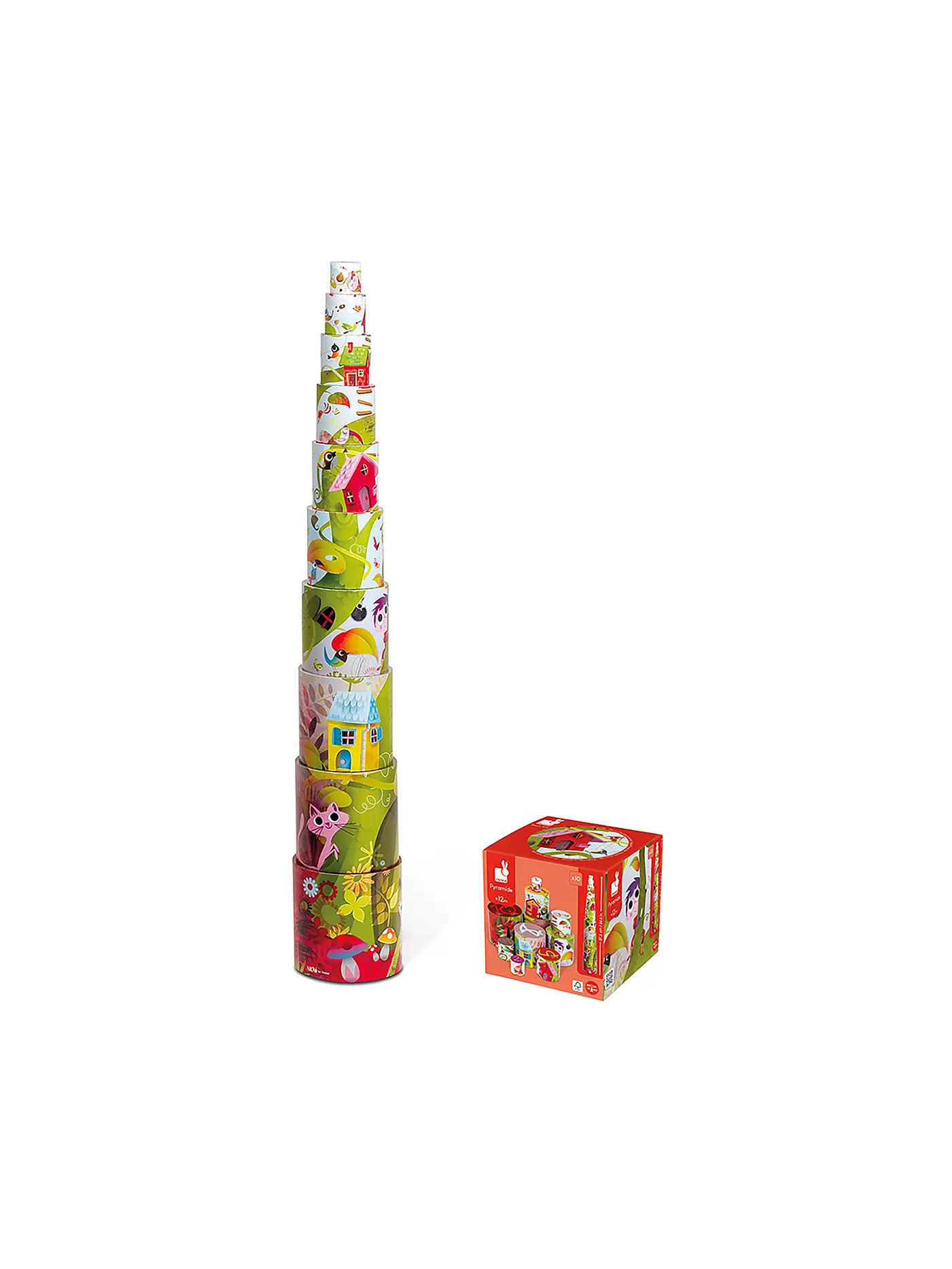 JANOD | Stapelpyramid rund | keine Farbe